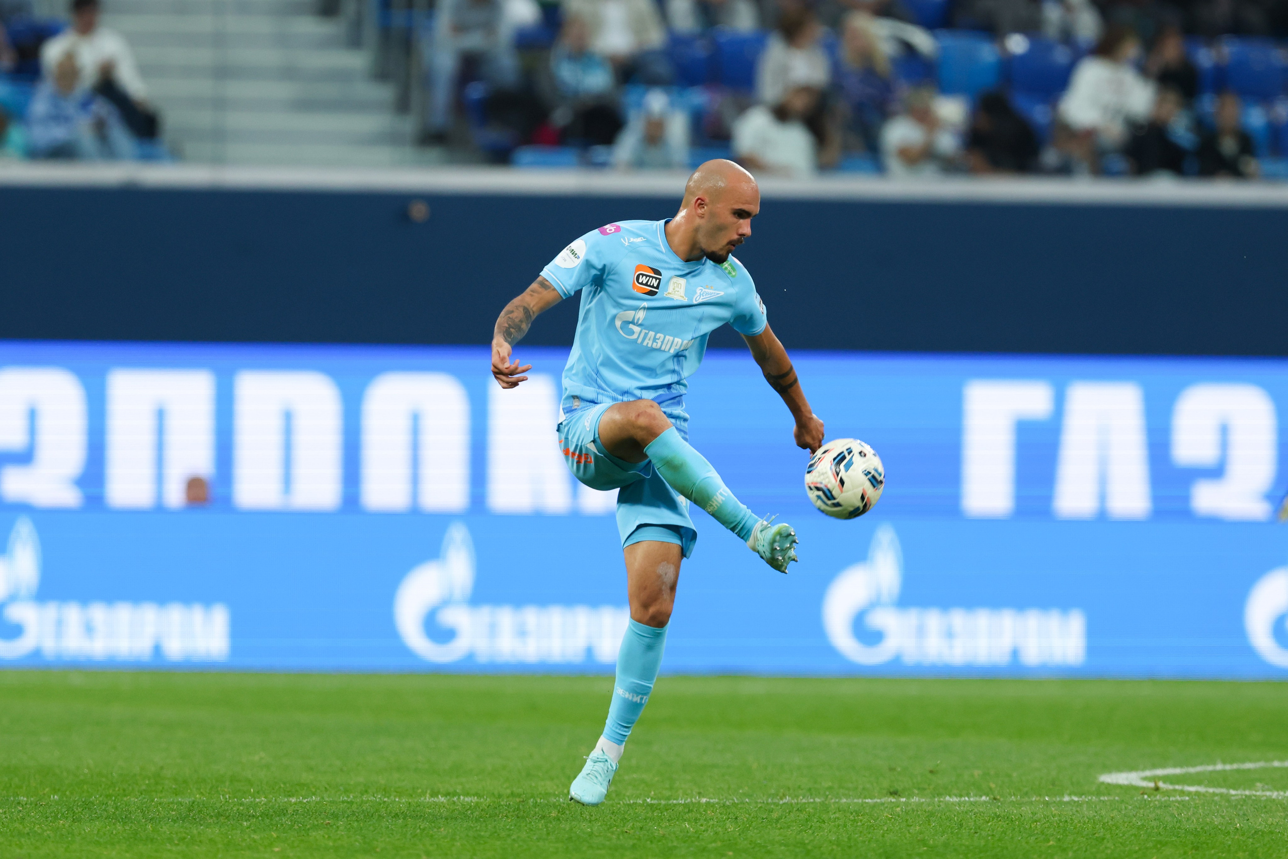 ФК «Зенит» — ФК «Динамо» Махачкала 23.08.2025. Спортивный и репортажный фотограф Антон Тереханов