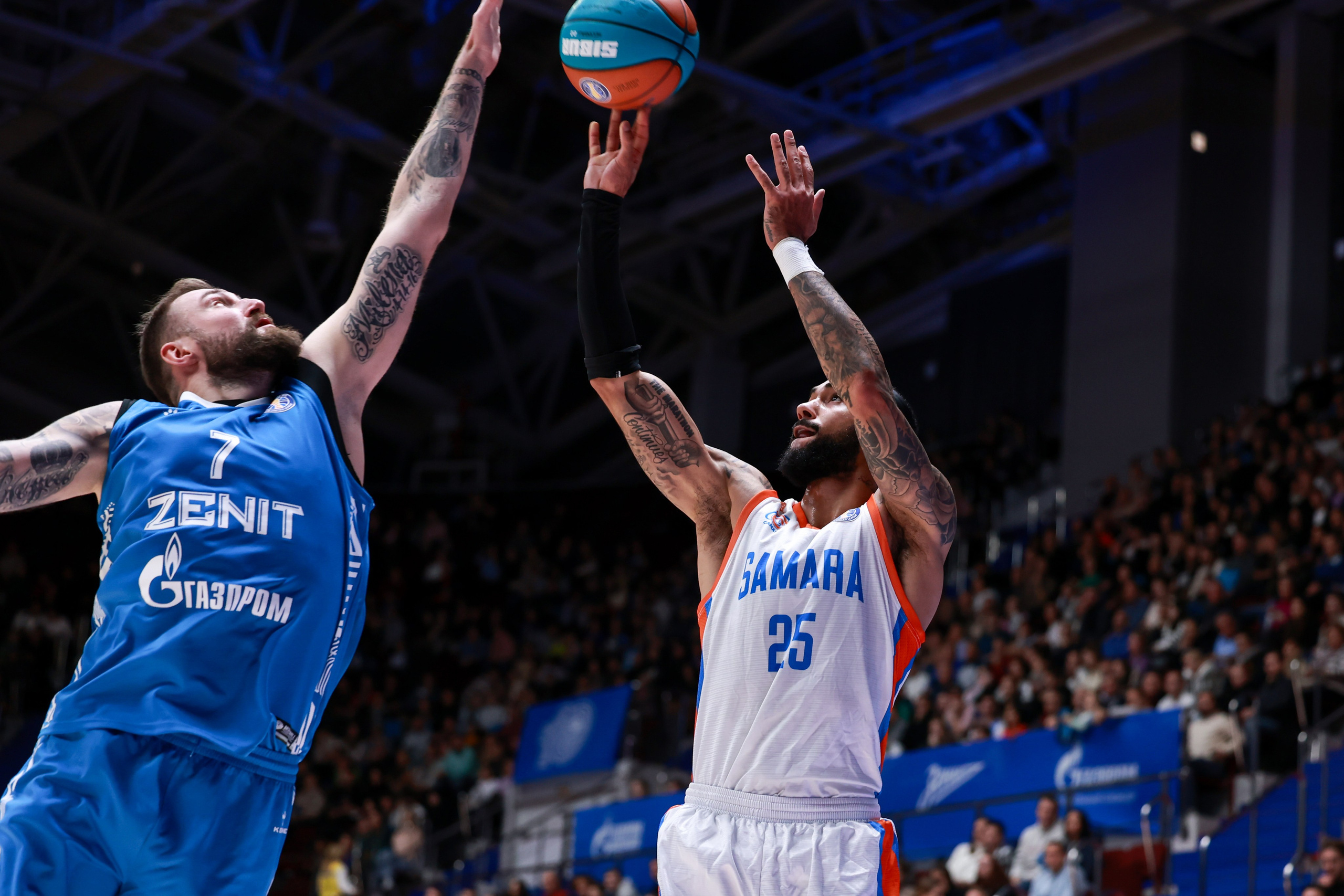 БК Зенит — БК Самара 30.10.2024. Спортивный и репортажный фотограф Антон Тереханов