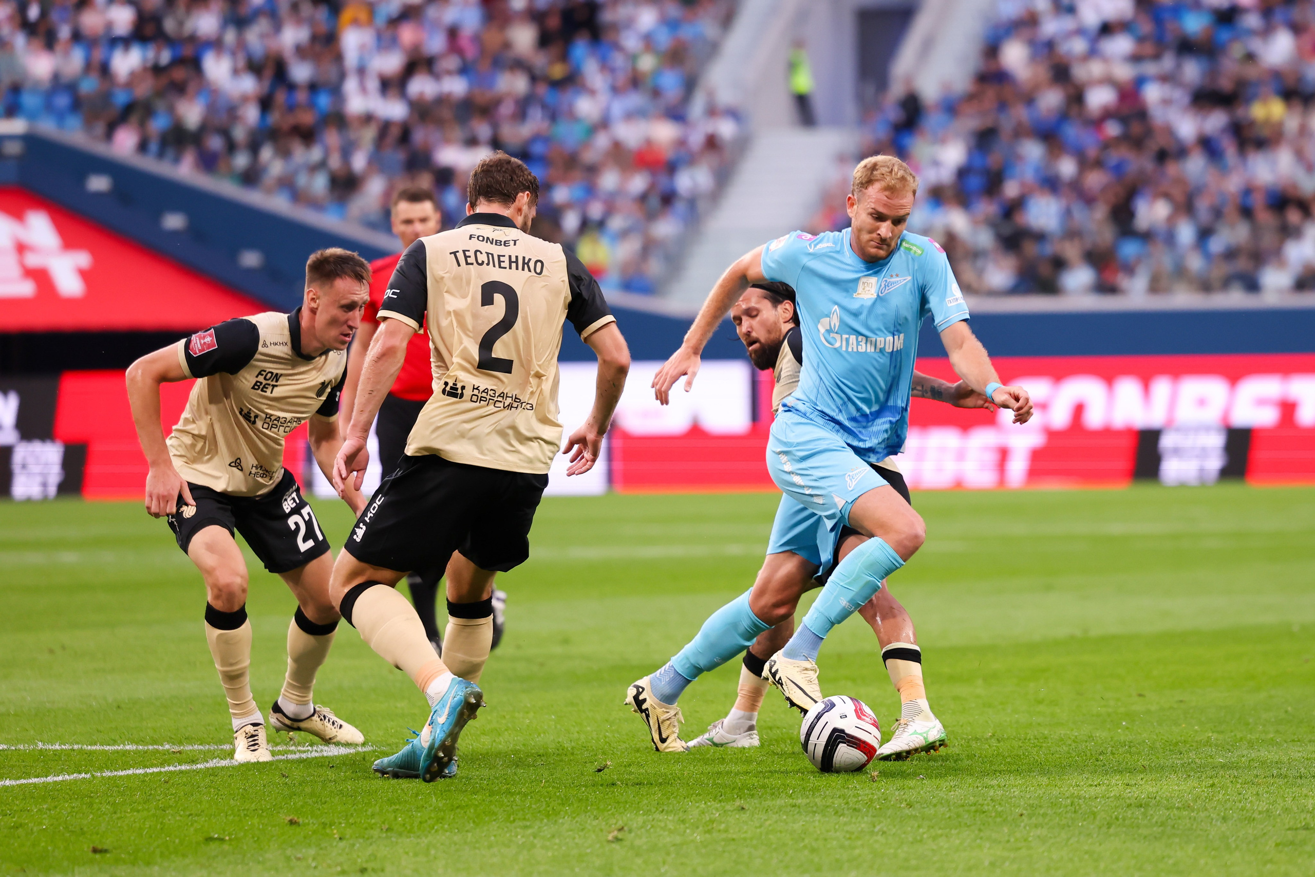 ФК Зенит — ФК Рубин Кубок России 2025/26 12.08.2025. Спортивный и репортажный фотограф Антон Тереханов