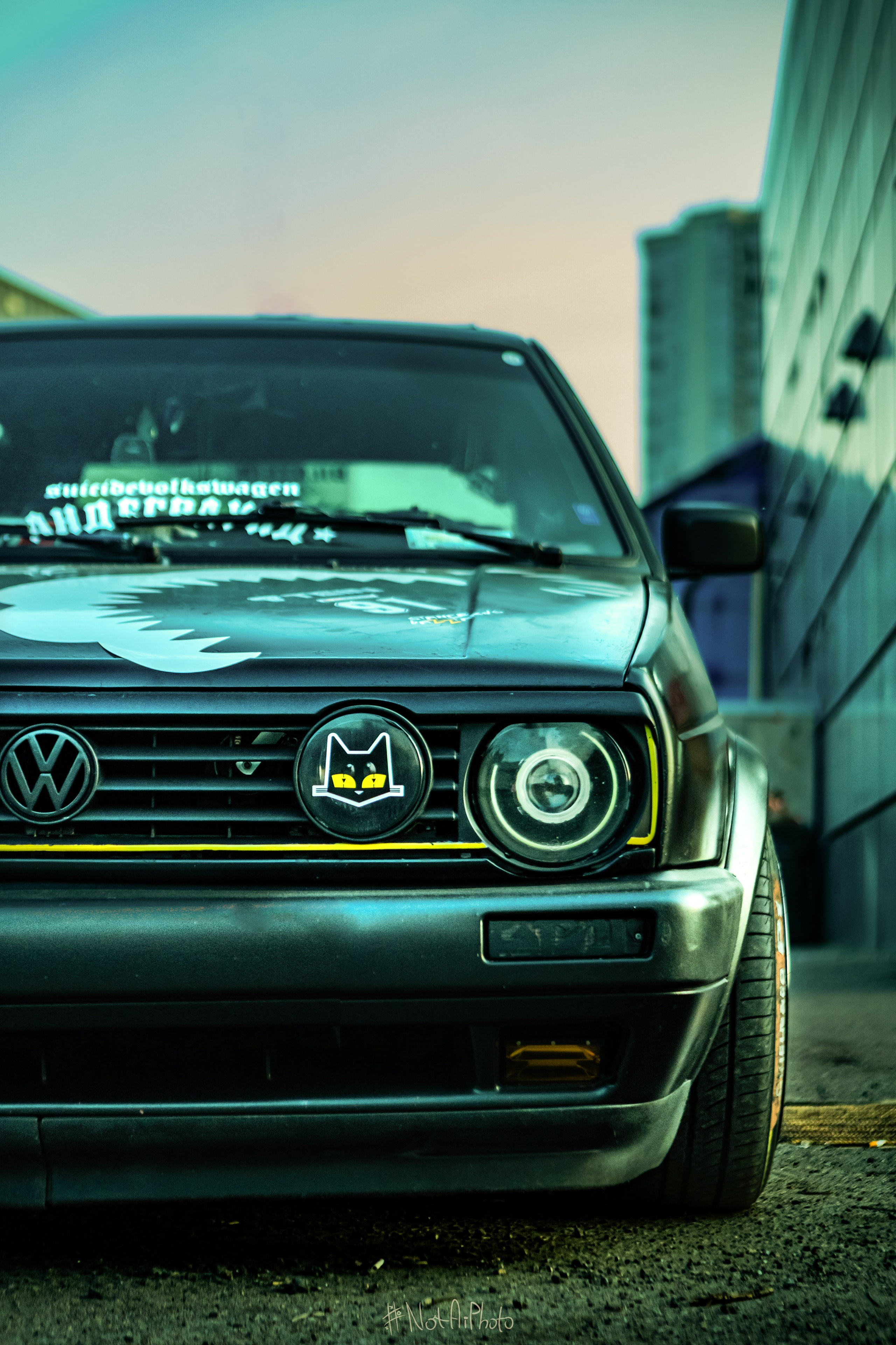 Медиа-сопровождение авто-проекта VW Golf 2. #NotAiPhoto — автомобильный фотограф