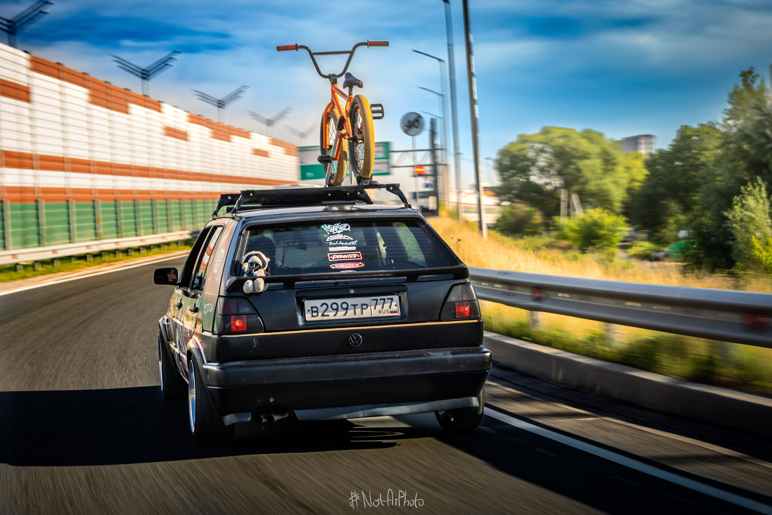 Медиа-сопровождение авто-проекта VW Golf 2. #NotAiPhoto — автомобильный фотограф
