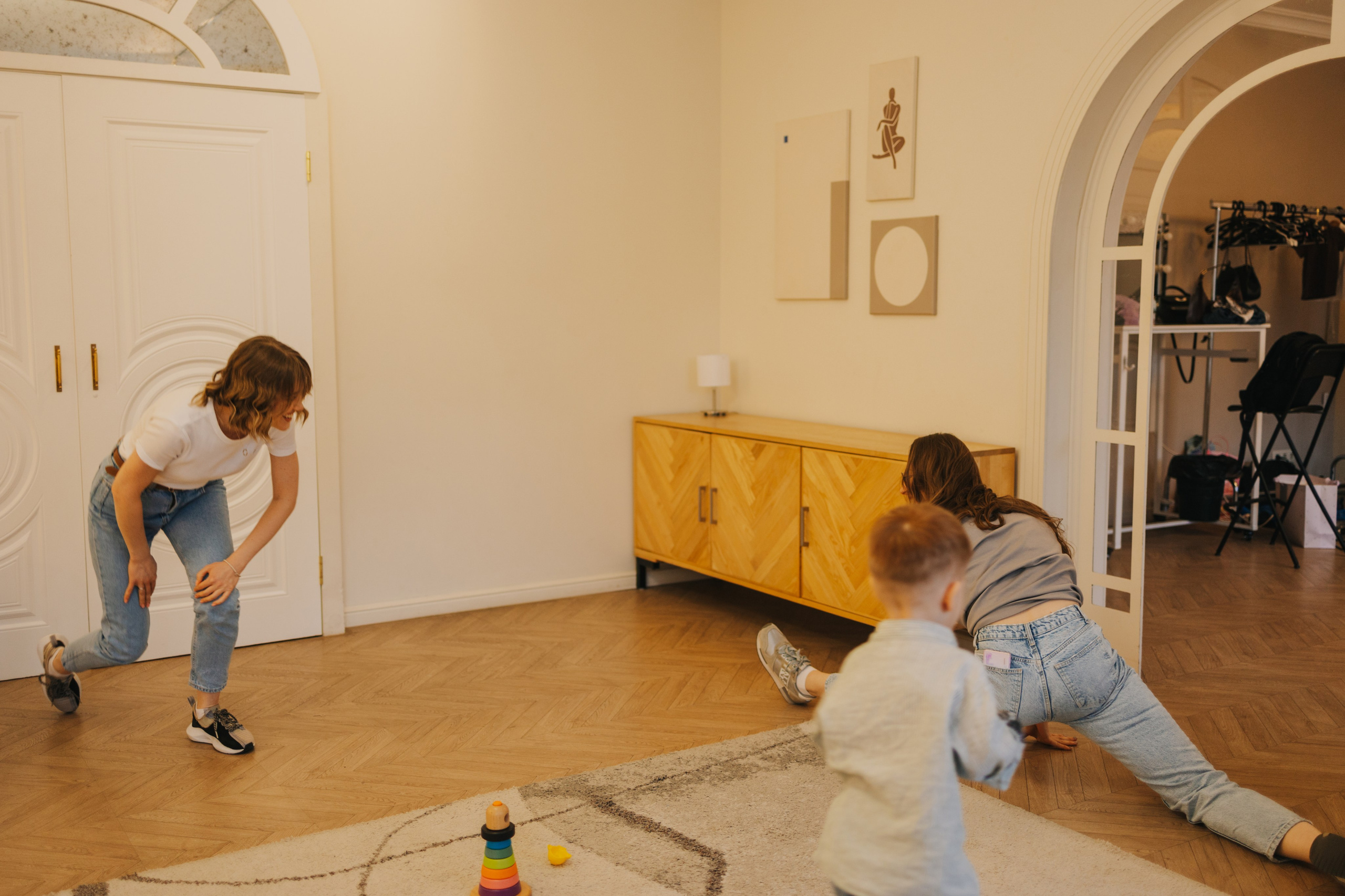 Большая семья. Домашняя фотосессия