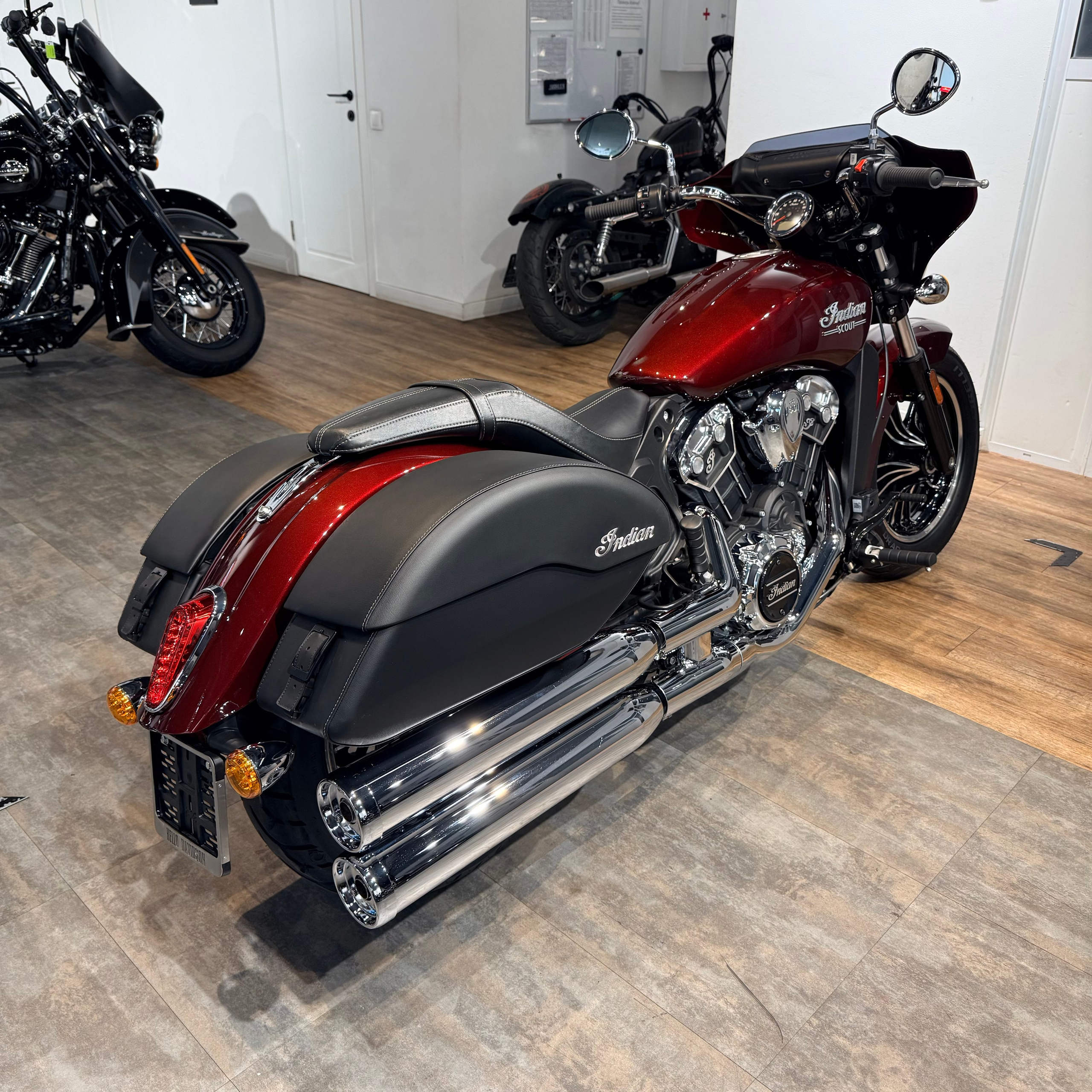 2022 INDIAN Scout Touring Maroon Metallic (VIN *56KM*0101). Hello Davidson, Москва. Только хорошие мотоциклы…