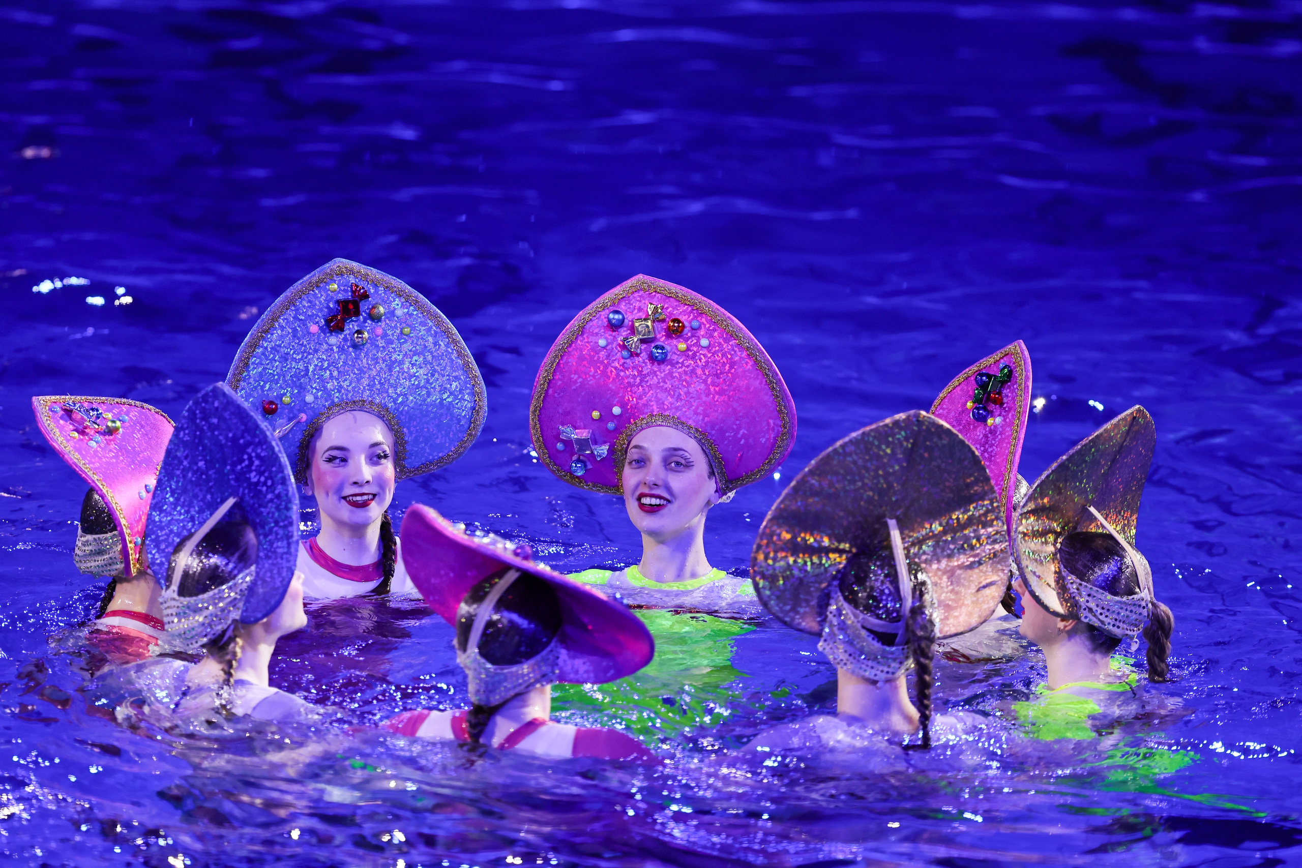 «Сказка о царе Салтане» спектакль на воде 30.12.2025. Спортивный и репортажный фотограф Антон Тереханов