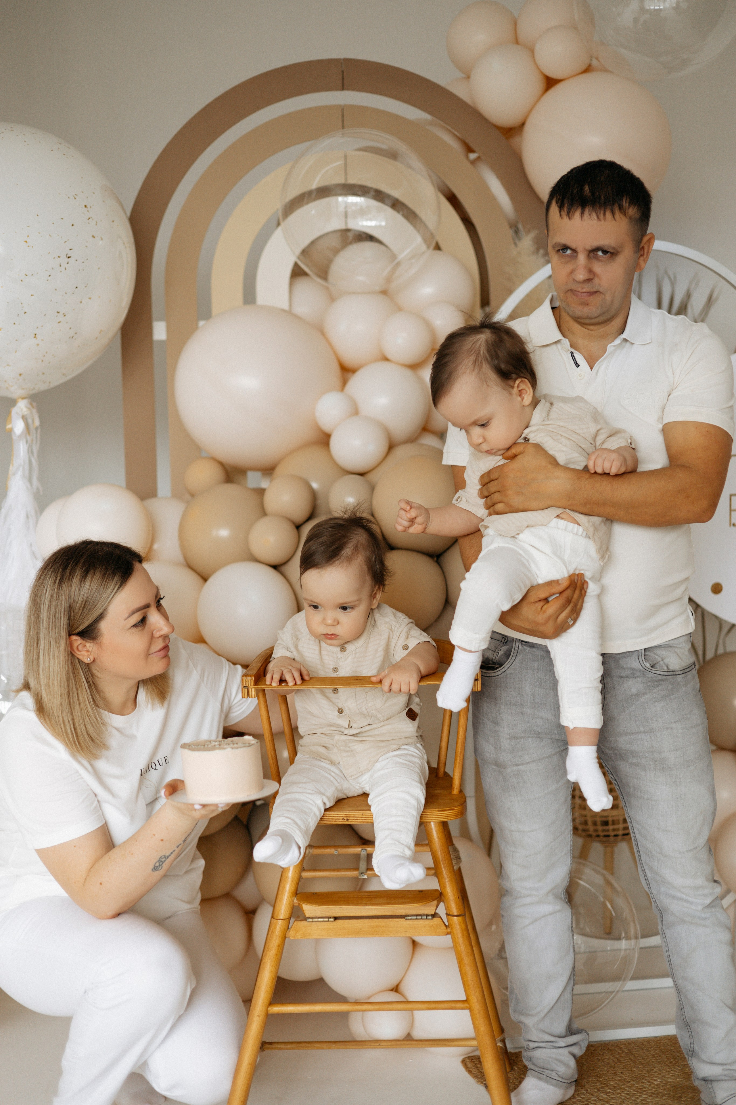 Близнецы годик. Самый теплый фотограф в Краснодаре Рябоконь Ксения