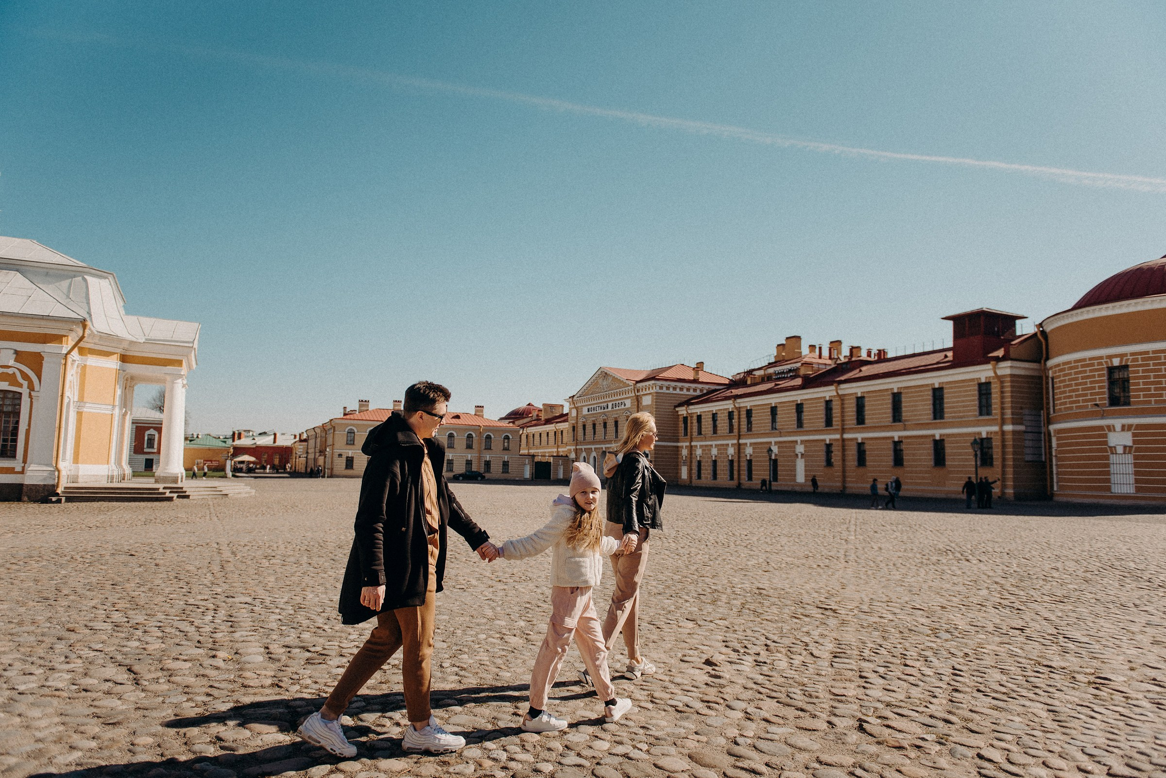 семейная фотосессия у Петропавловской крепости