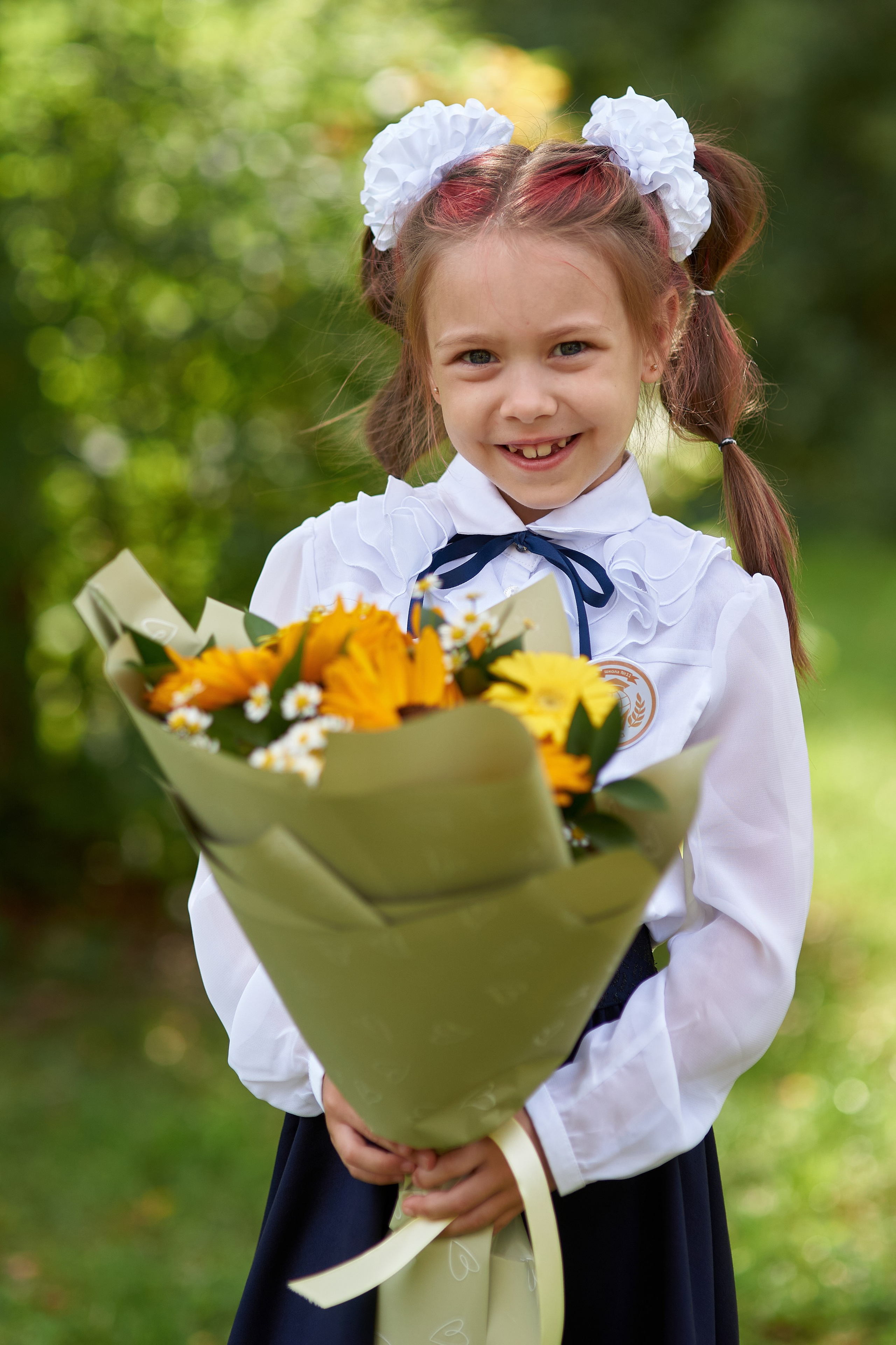 1 класс в День Знаний. Фотограф Владимир Артамонов