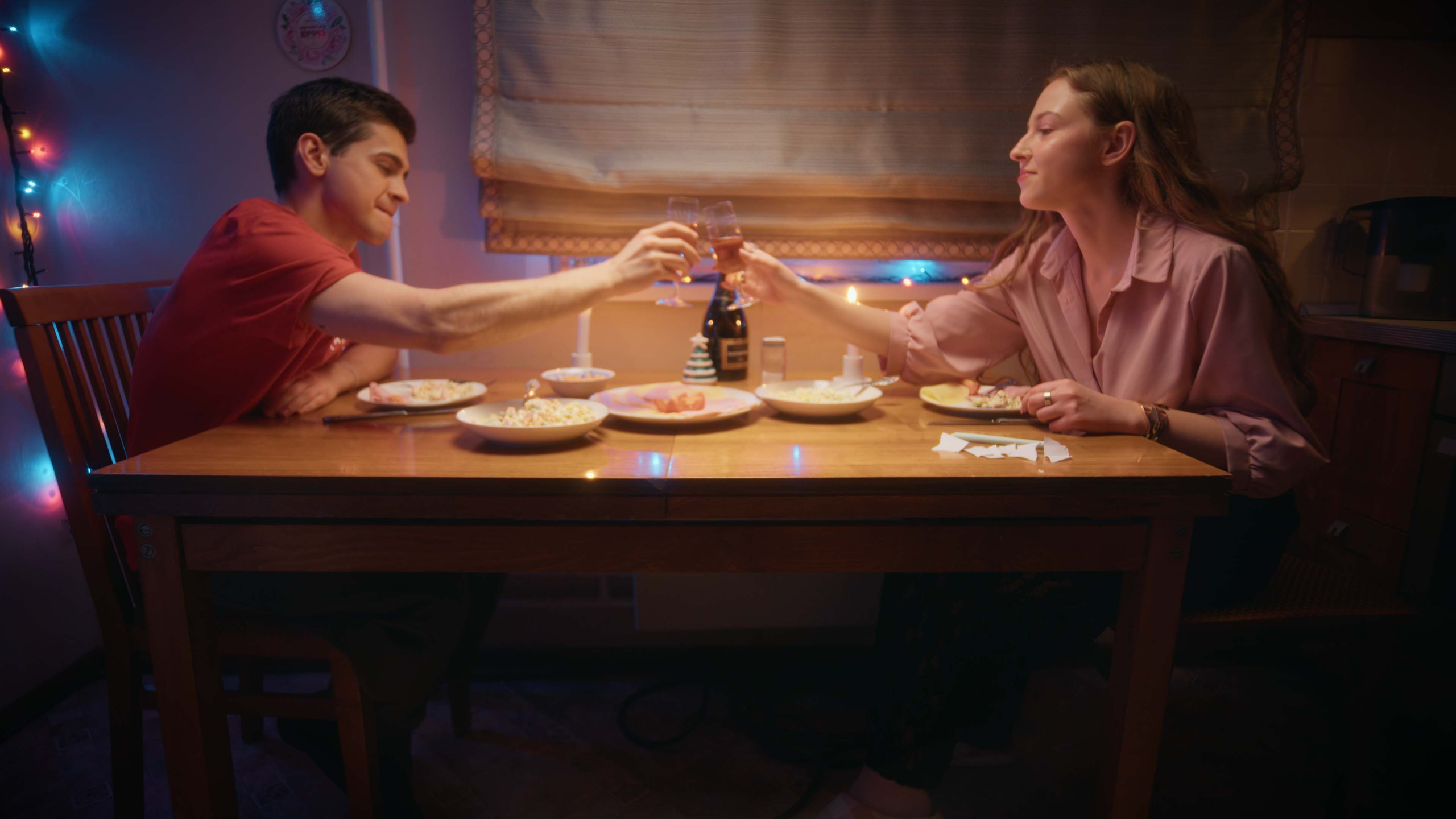 Новогодняя история. Цветокоррекция видео