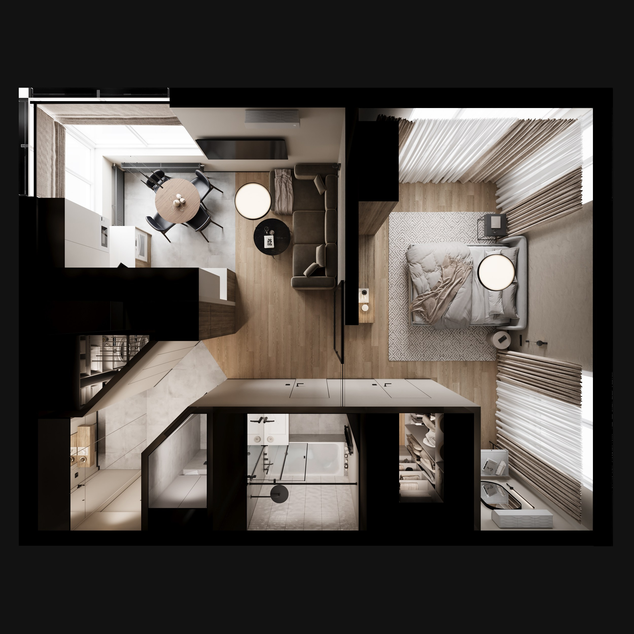 Scolcovo. Дизайн интерьера | 3D визуализация | Миланская Марина