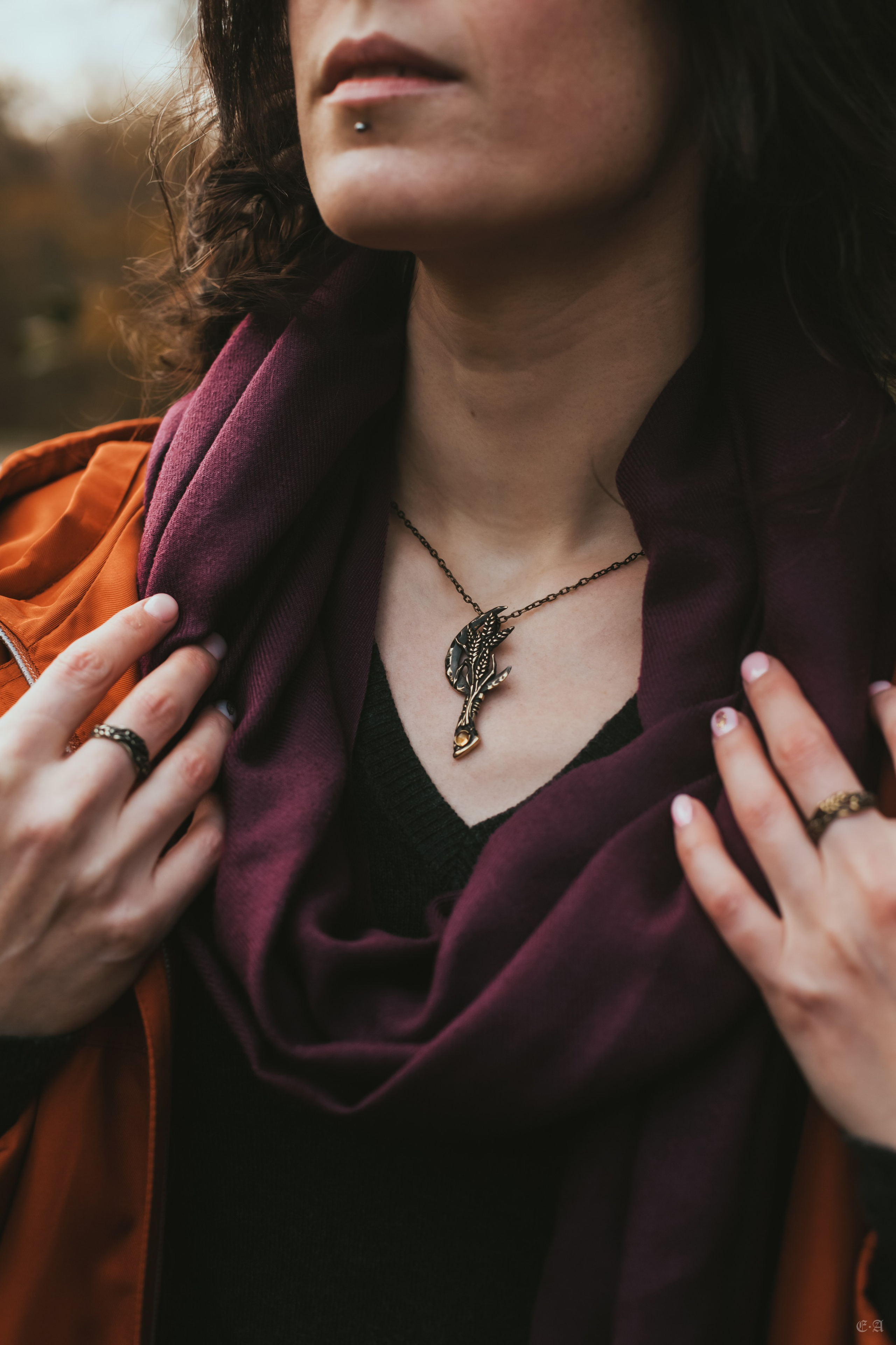 Осенние колосья для Белой Волчицы. Фотограф Ellairen