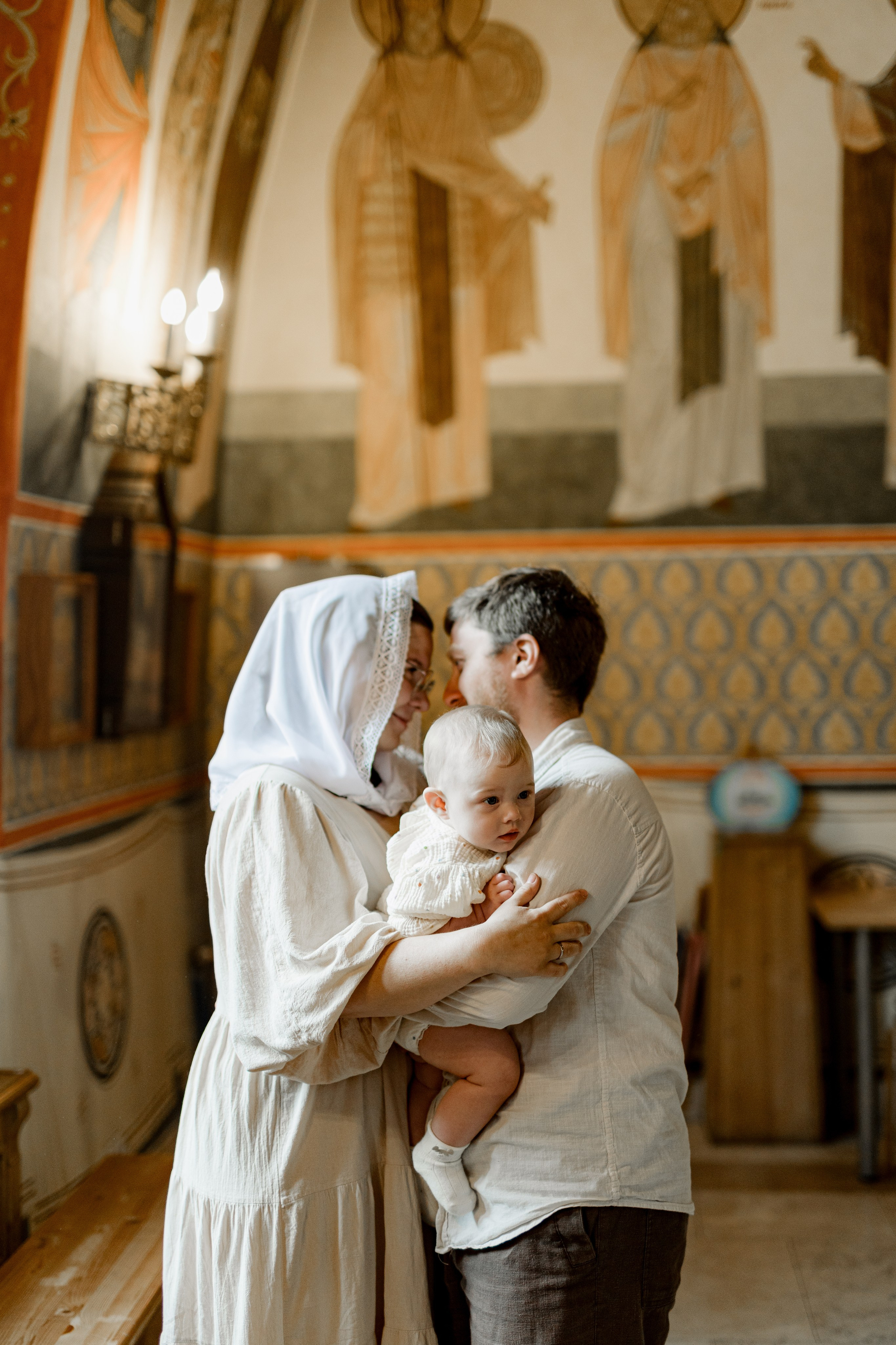 Таинство Крещения Веры. Фотограф новорождённых Newborn Москва