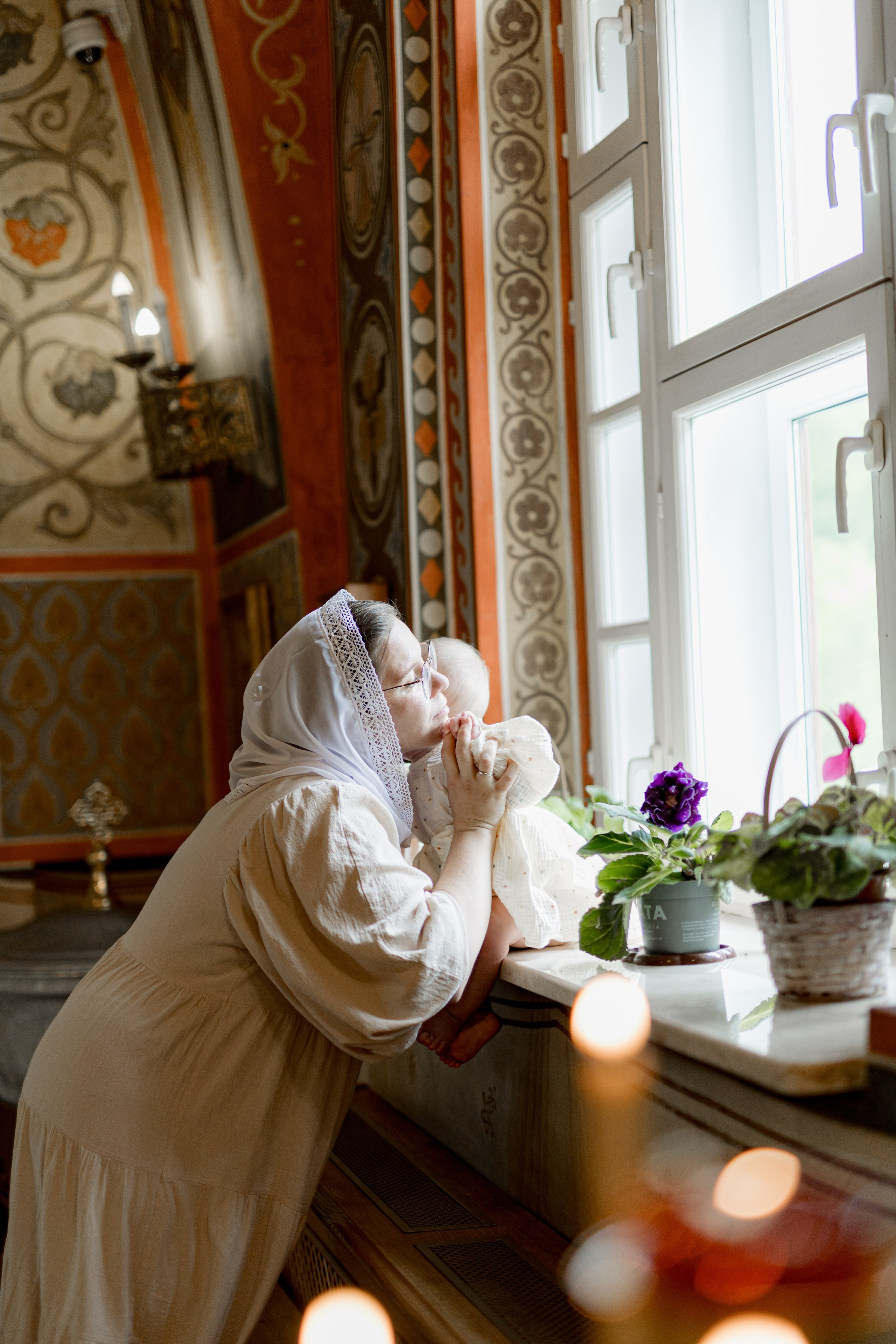 Таинство Крещения Веры. Фотограф новорождённых Newborn Москва
