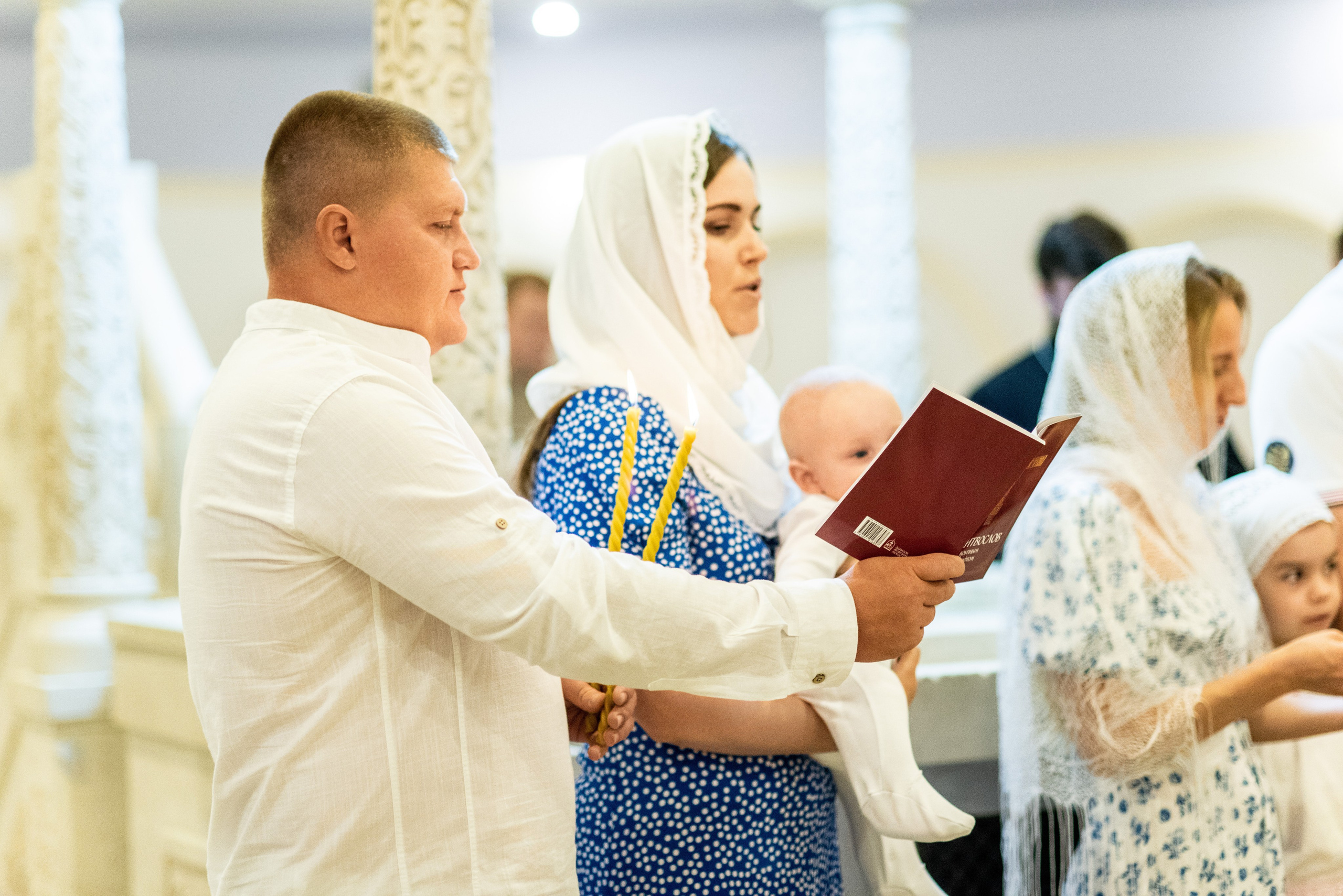 Крещении Ксении. Фотограф Юлия Попова