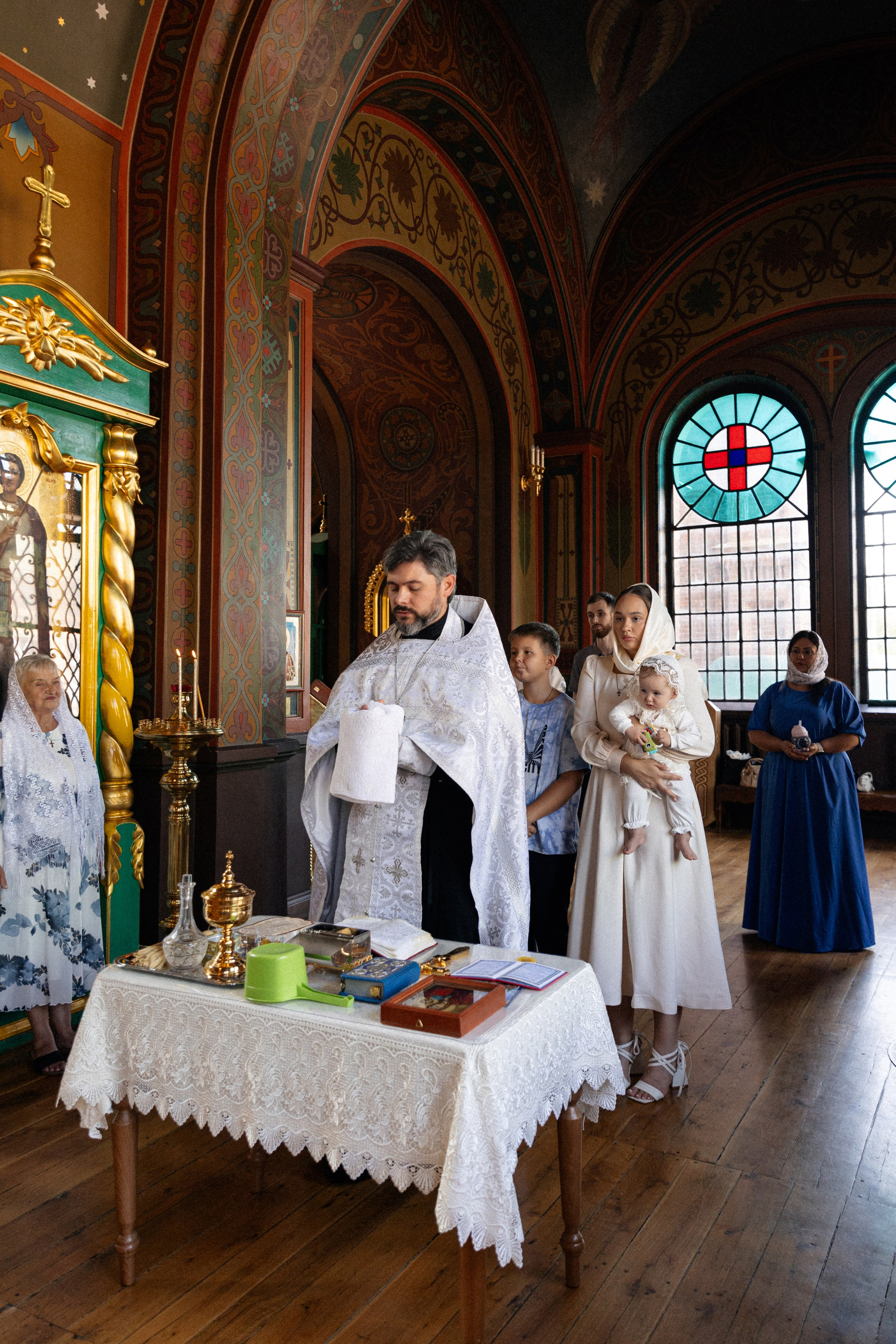 Крещение в Свято-Троицком соборе. Свадебный фотограф и видеограф Краснодар, Ростов, Сочи, Новороссийск