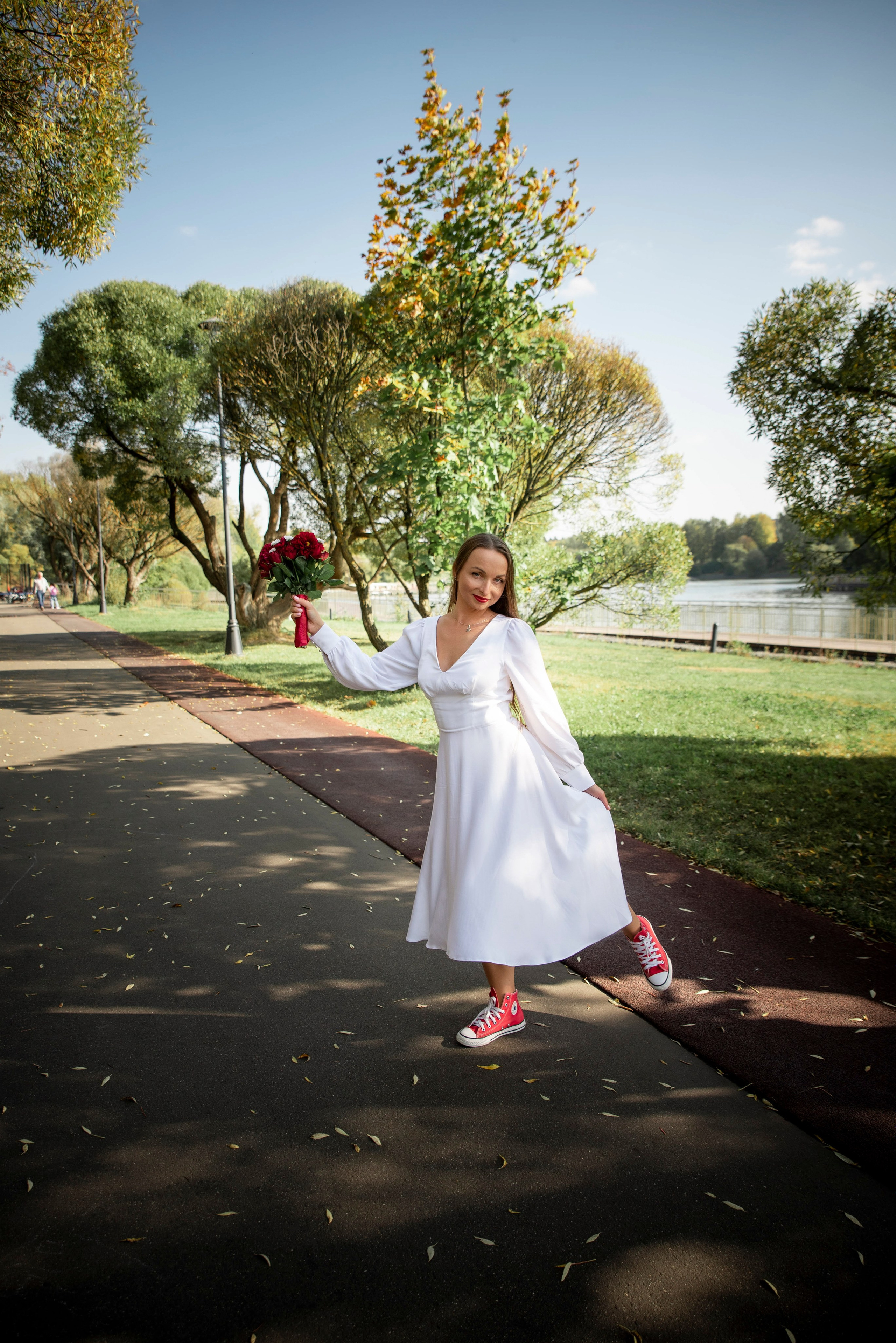 Валерий & Анастасия. Свадьба Зеленоград, Парк победы. Свадебный и семейный фотограф Полина Малюкова Москва, Химки, Зеленоград