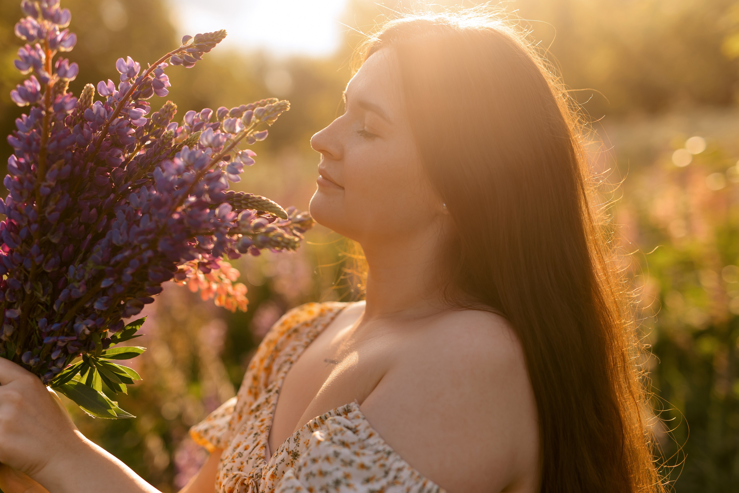 В люпинах. Свадебный и семейный фотограф в Туле и области Маша Костина