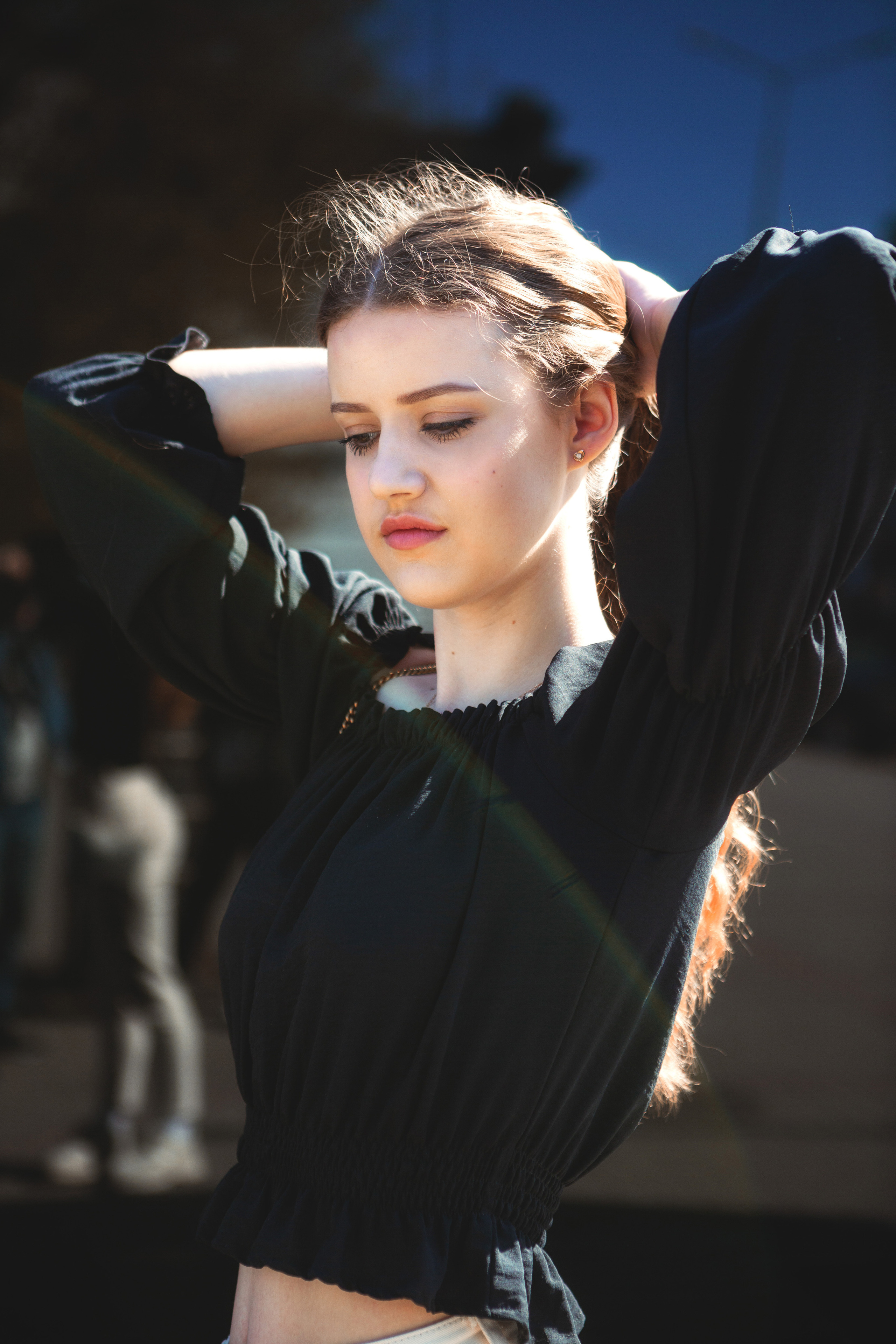 Фотосессия с девушкой в программе фотошколы, Барановичи. Свадебный фотограф в Барановичах Вячеслав Шах-Гусейнов, фотошкола