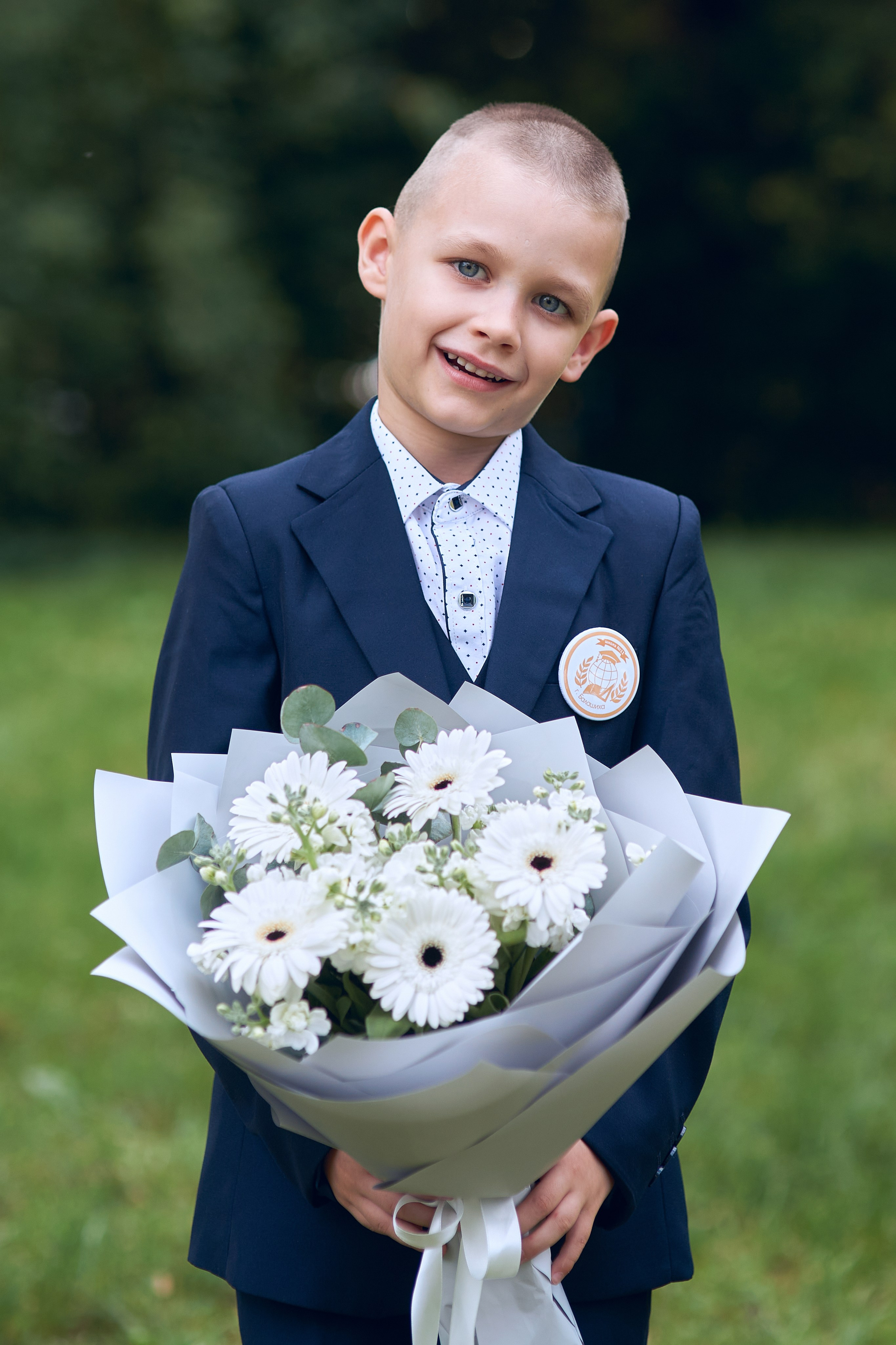 1 класс в День Знаний. Фотограф Владимир Артамонов