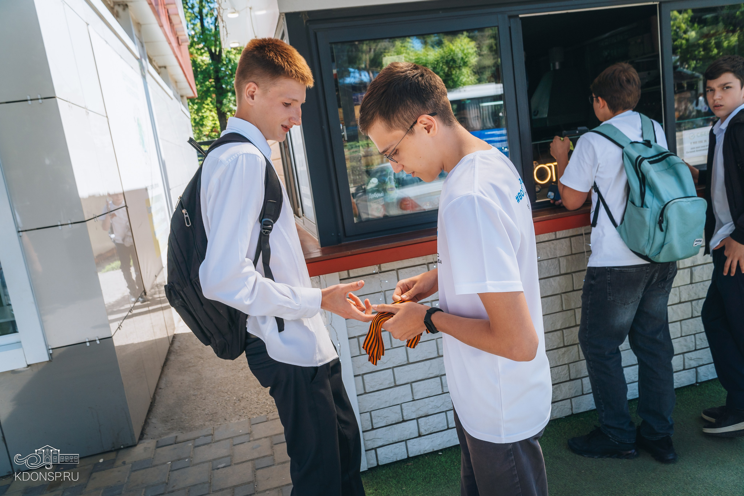 «Георгиевская ленточка». Новотитаровский Дом культуры