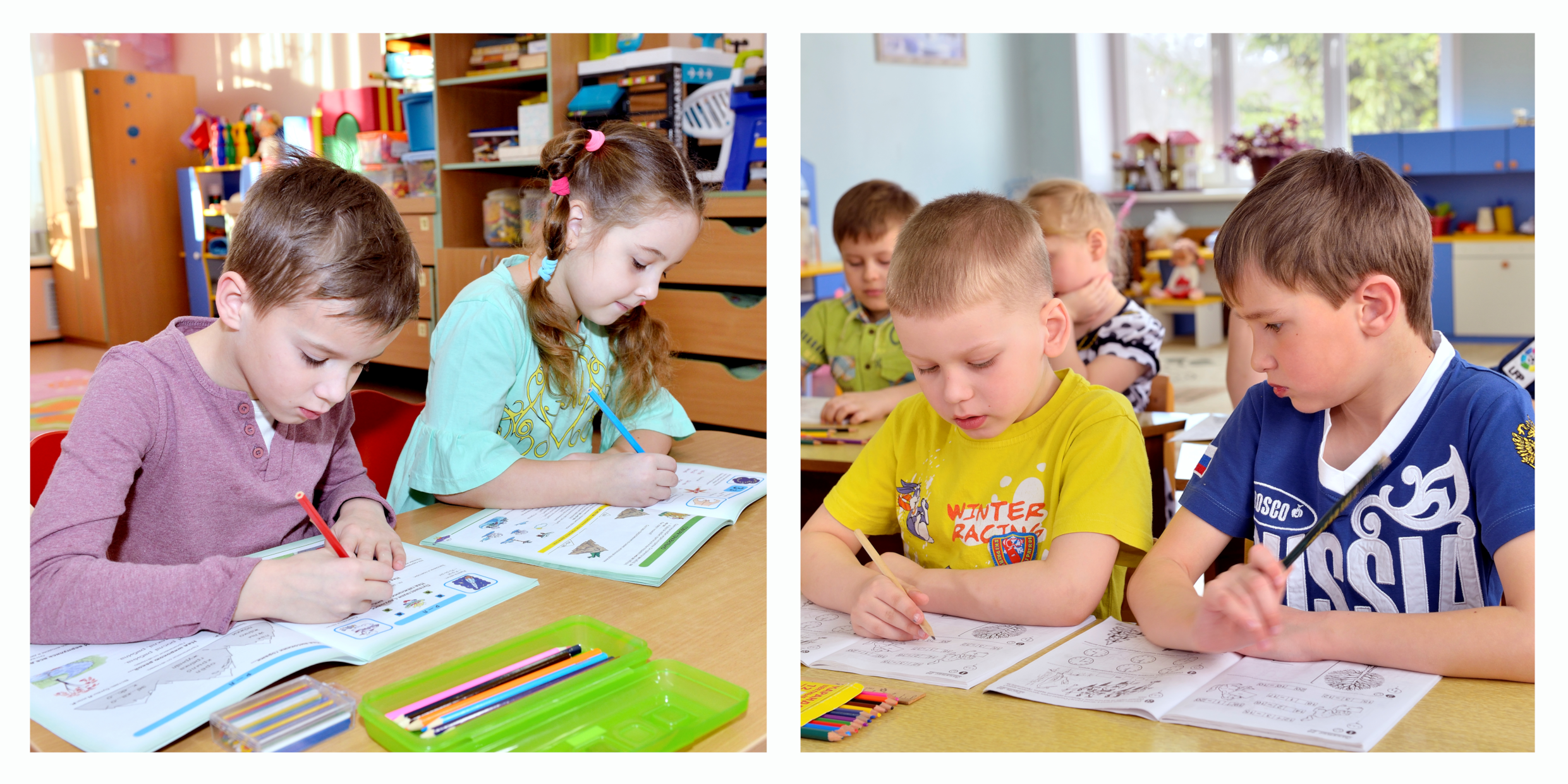 Занятия в группе. Фотограф в Ярославле Наталья Романова. Выпускные альбомы для детского сада, начальной и средней школы