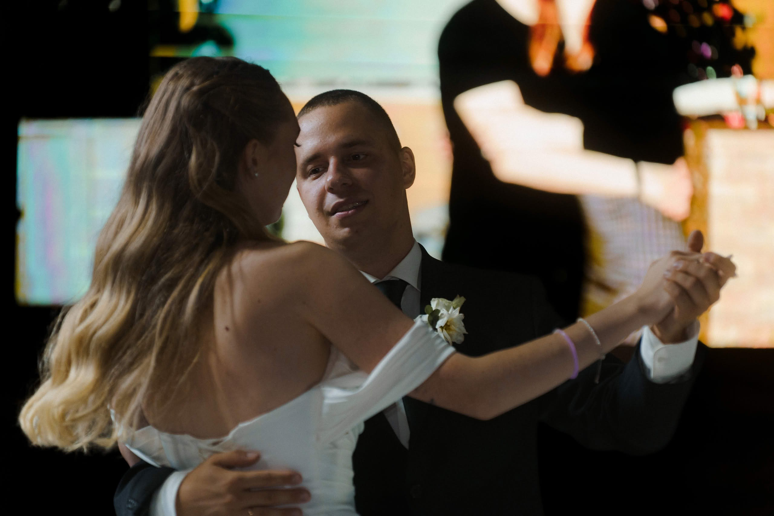 Первый танец на фоне экрана и света, Event Rest Санкт-Петербург