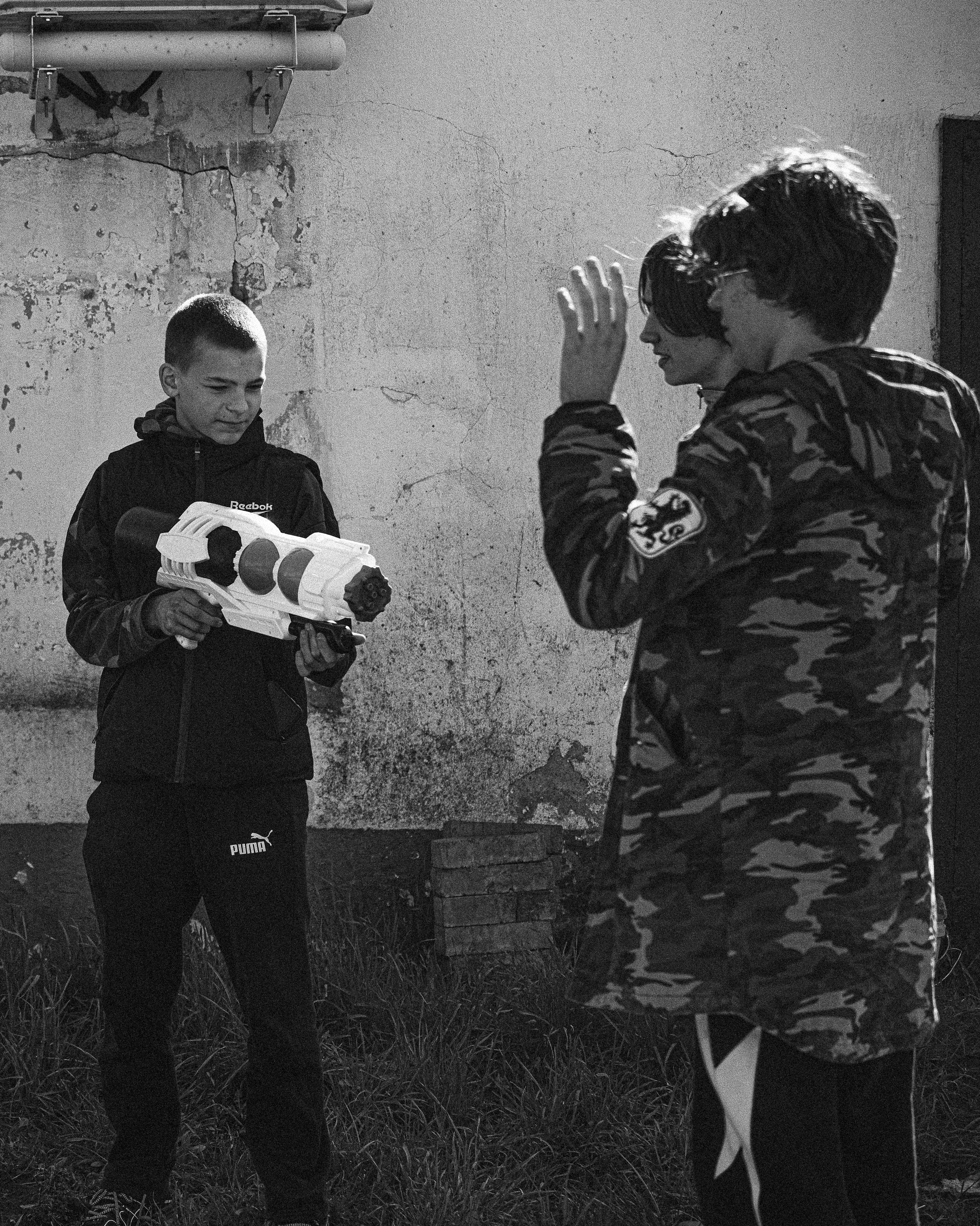 Black-and-white photographs. Artisistic photographs of Lena Sokolova