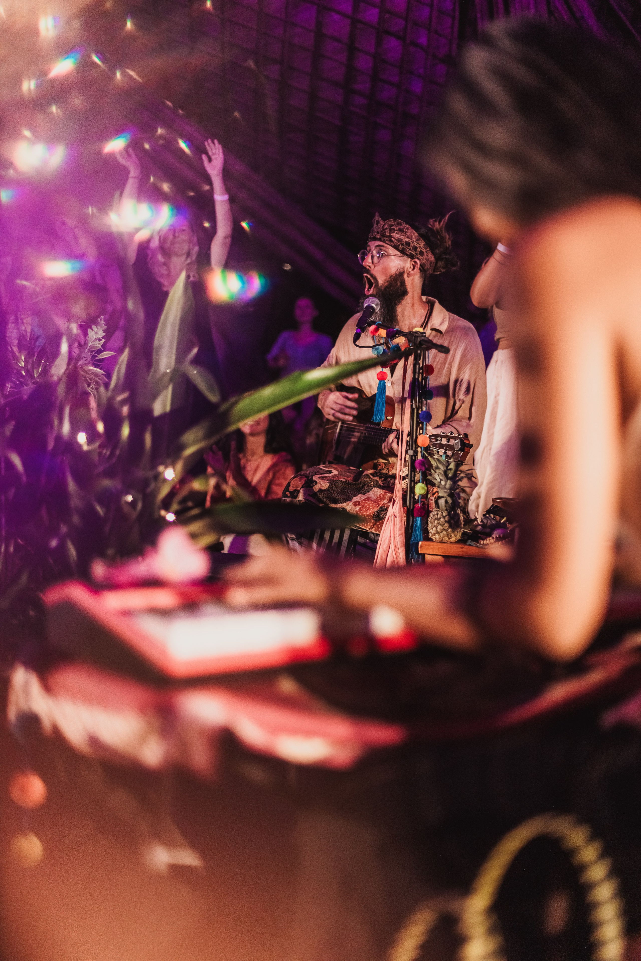 Hanuman Project kirtan at Alchemy april. Mariam Bagdasaryan