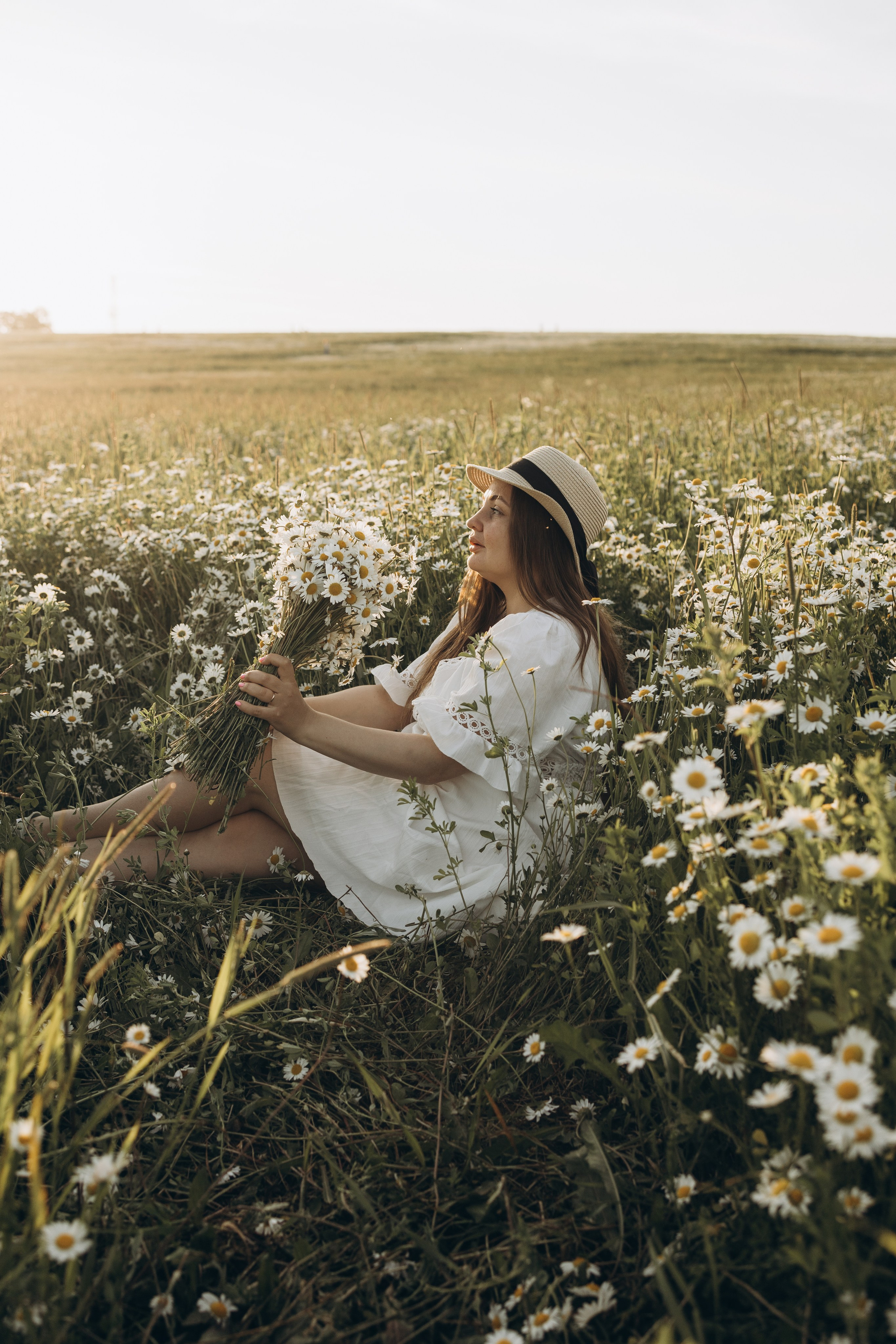 Маша и ромашки. Семейный фотограф в Москве Виктория Ястребинская