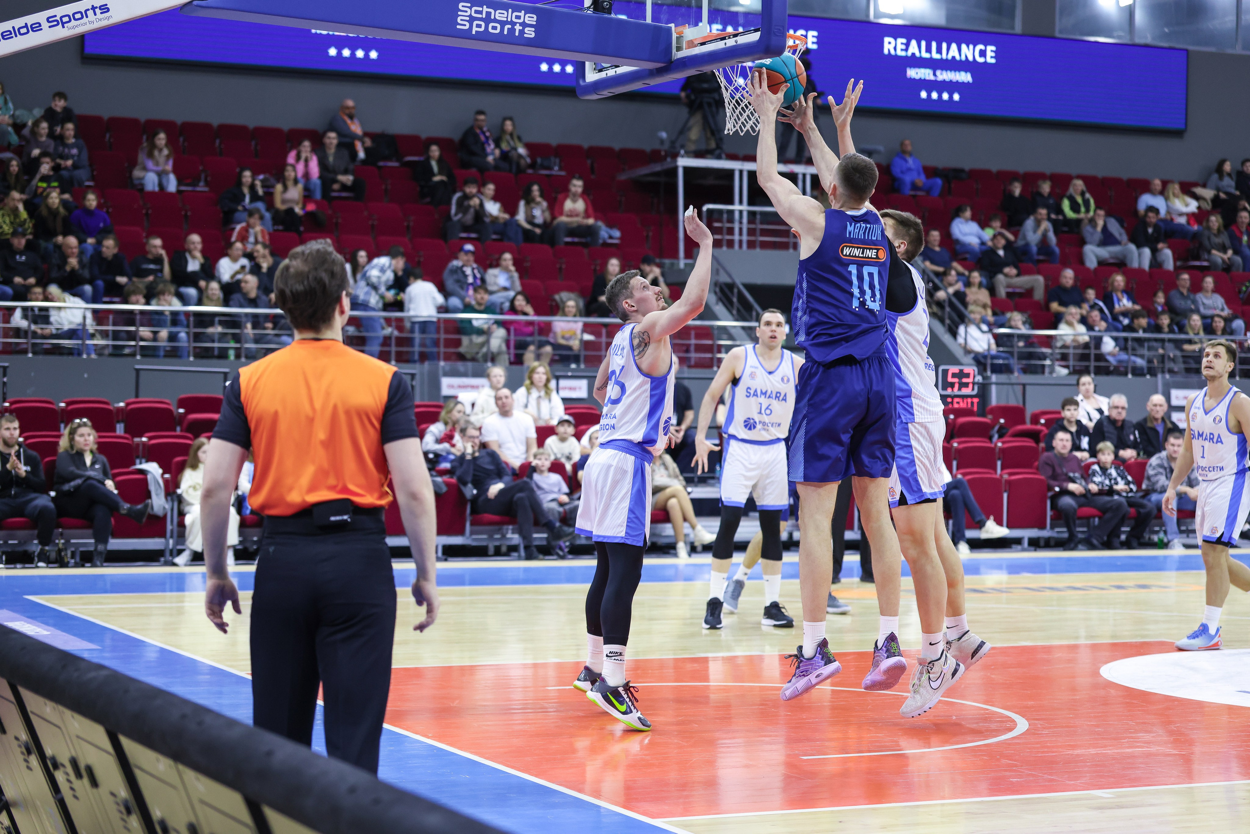 Баскетбол. Самара — Зенит. Единая лига ВТБ. Спортивный фотограф в Самаре