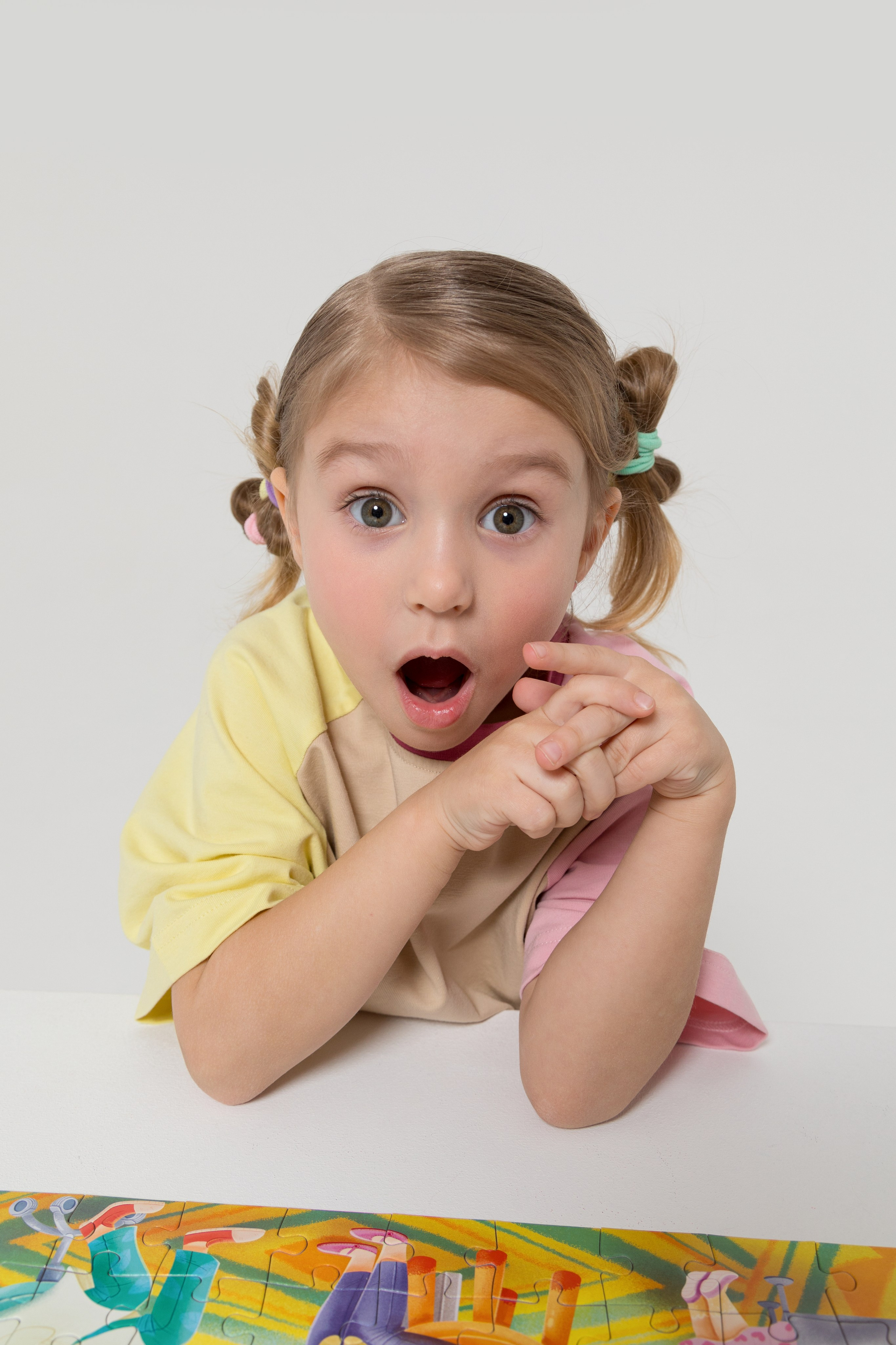 Имиджевая и каталожная съёмка для бренда детских пазлов. Детский и контент фотограф Надя Волкова Санкт-Петербург