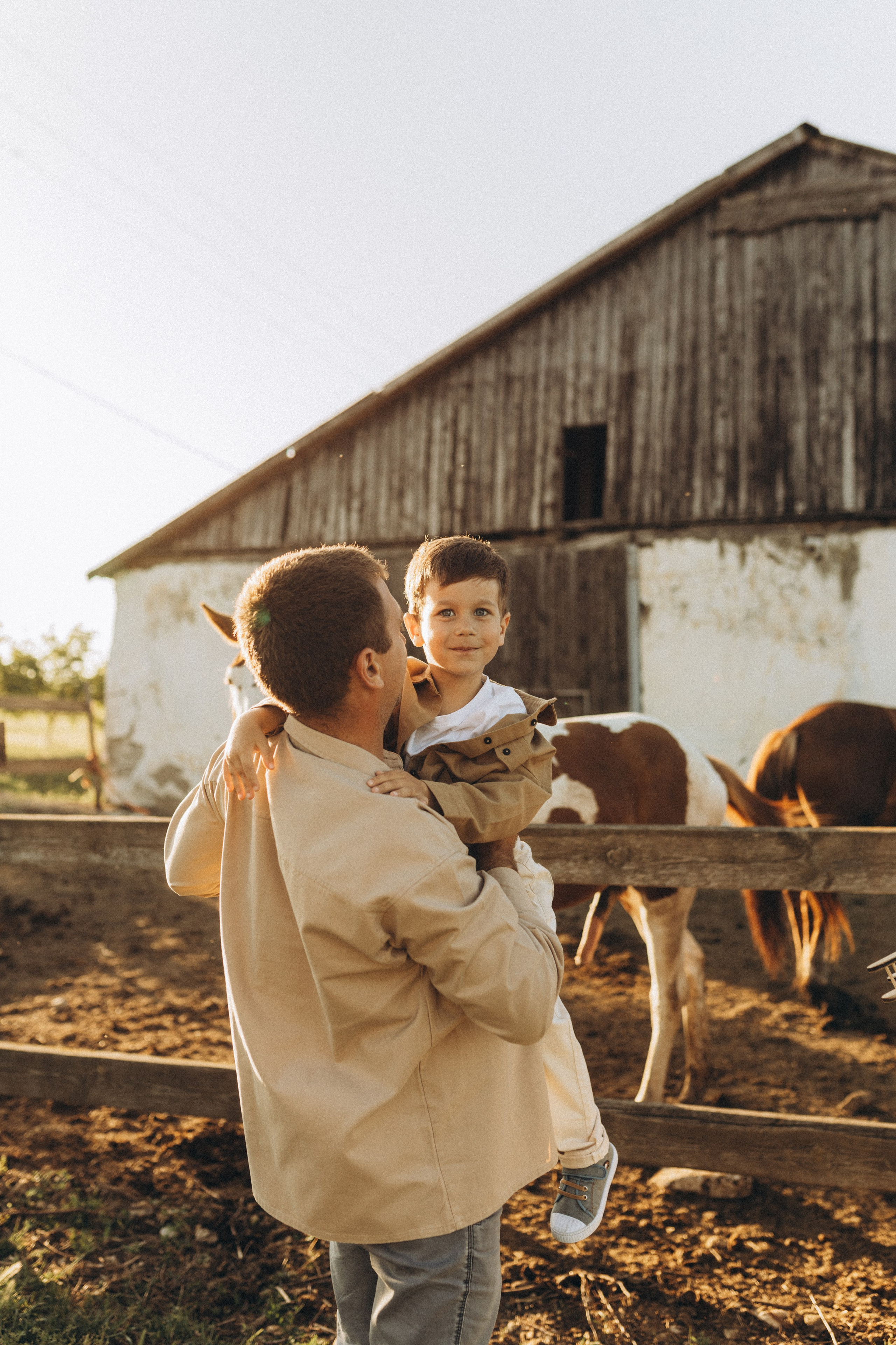 Закат на ферме. Семейный фотограф в Новороссийске и Анапе Александра Яковлева