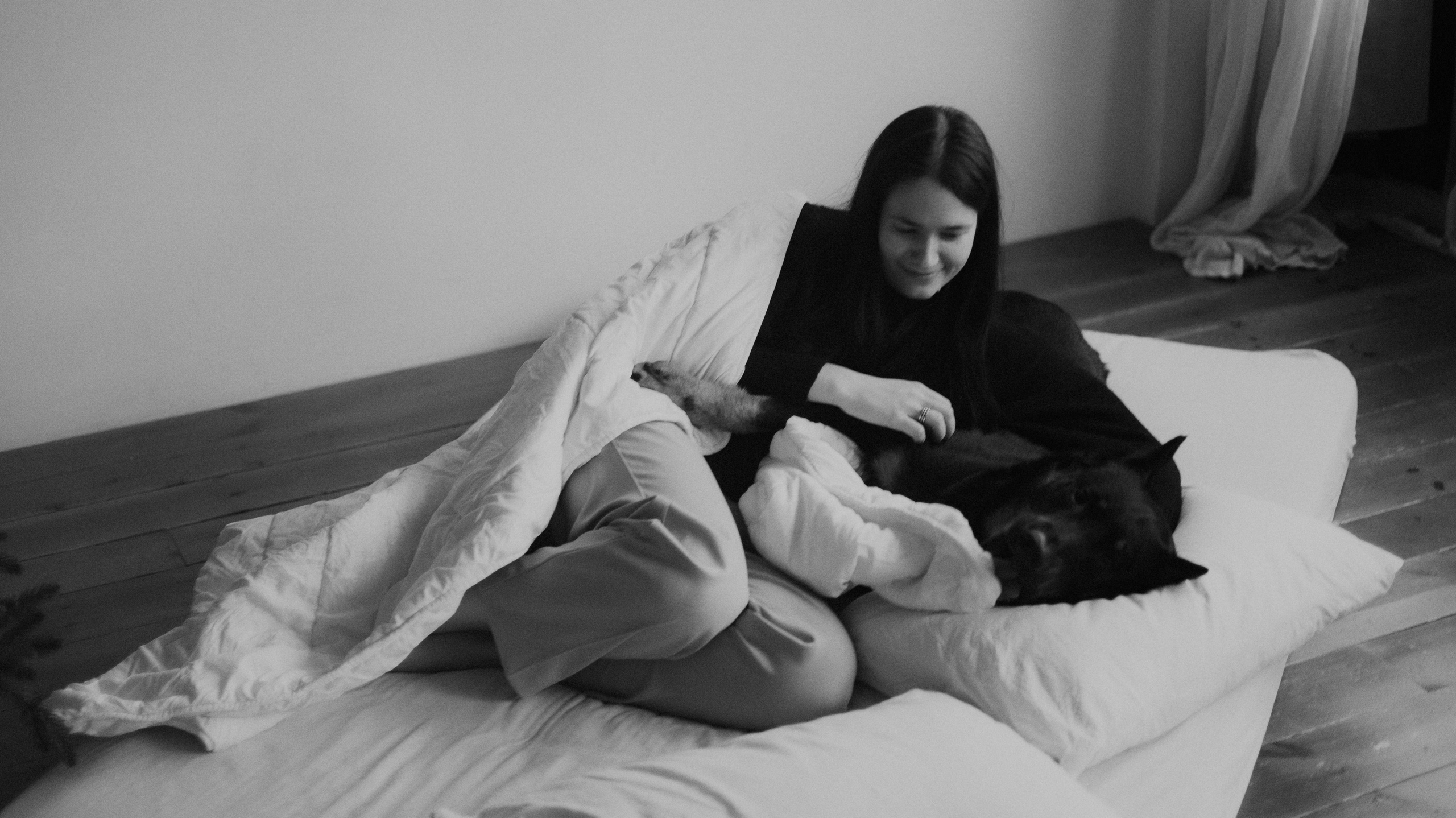 Полина и Зевс. Фотограф-анималист Богданова Полина