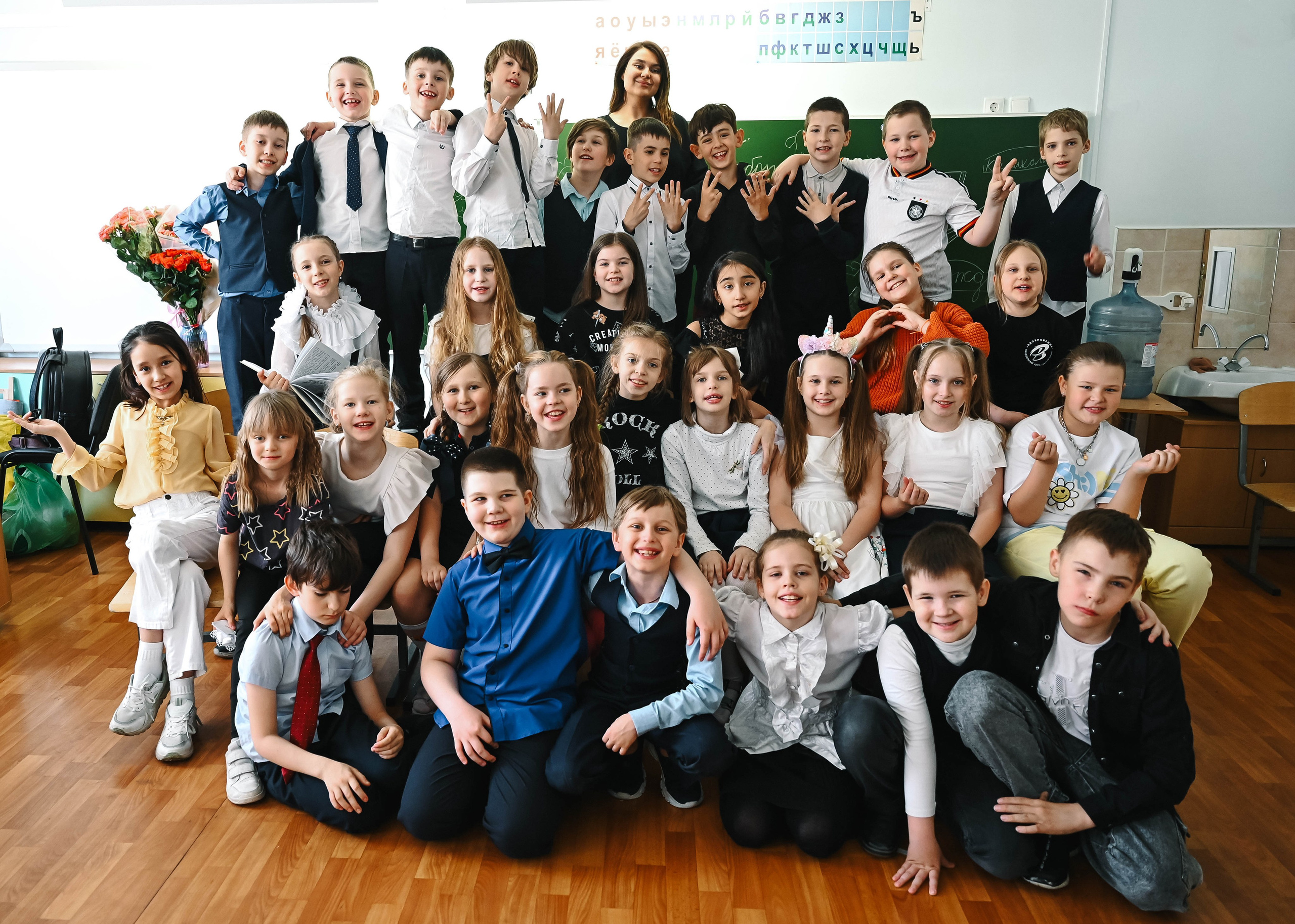 Школа съёмка в классе. Фотограф Алёна Мил