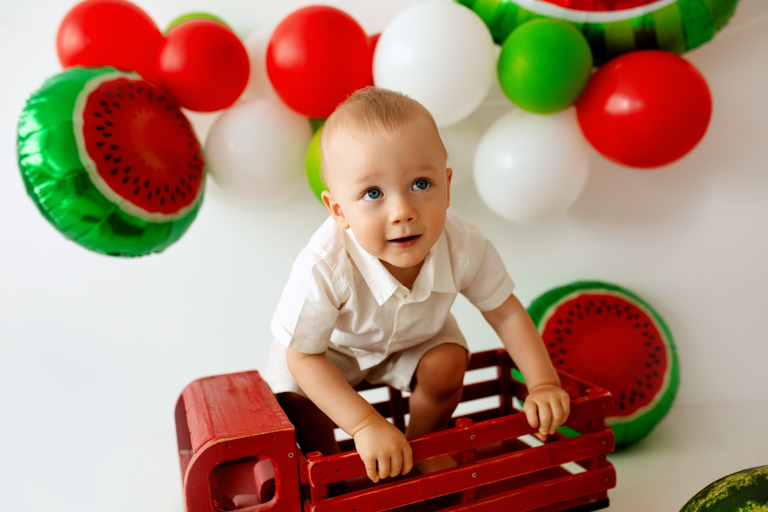 КОСТЯ и арбузы. Фотограф новорожденных Оксана Полевская