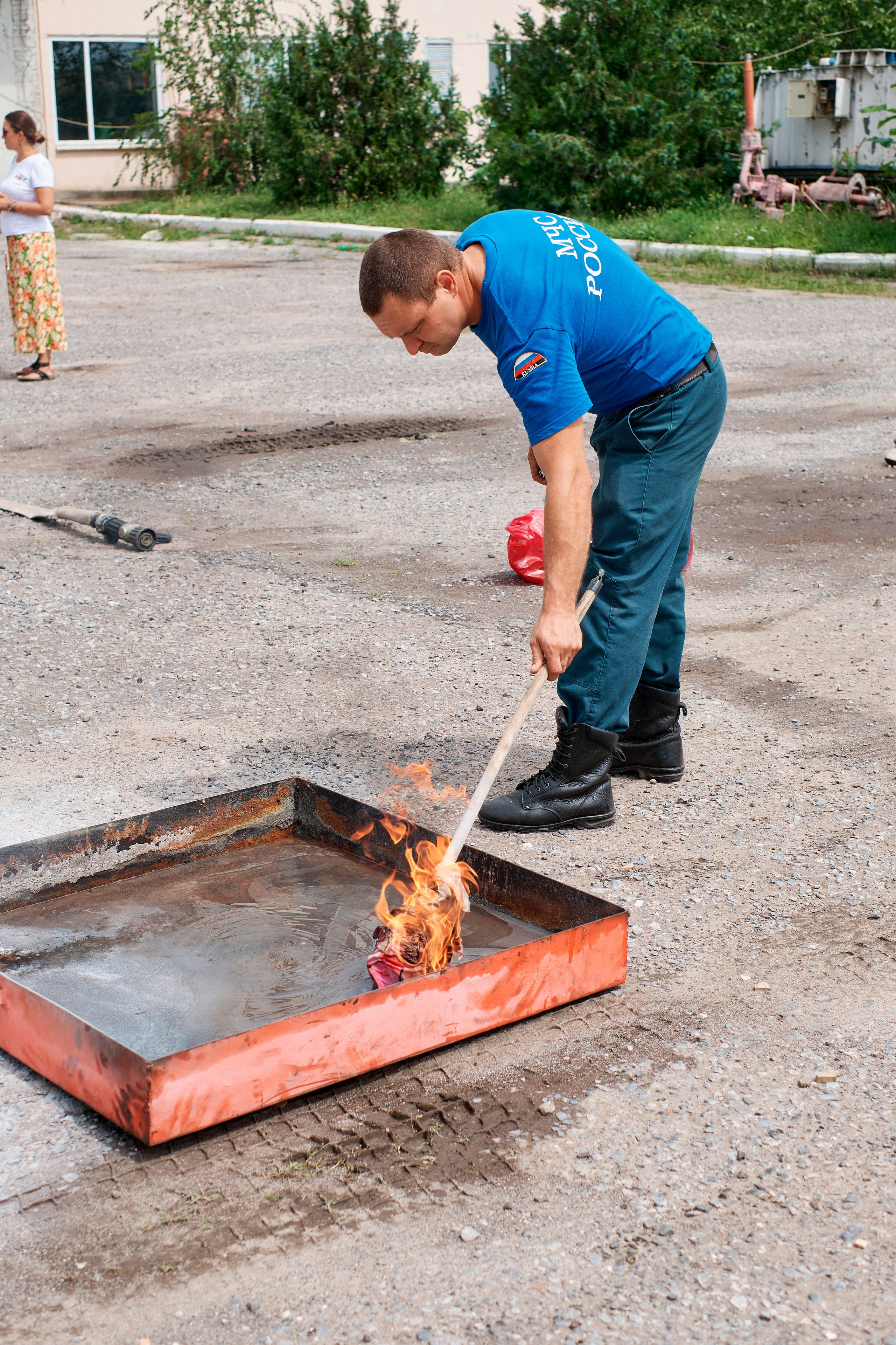 Детский лагерь ДЮНА. Поход в «Пожарно-спасательную часть № 22». Фотограф Таганрог Анна Трайжон