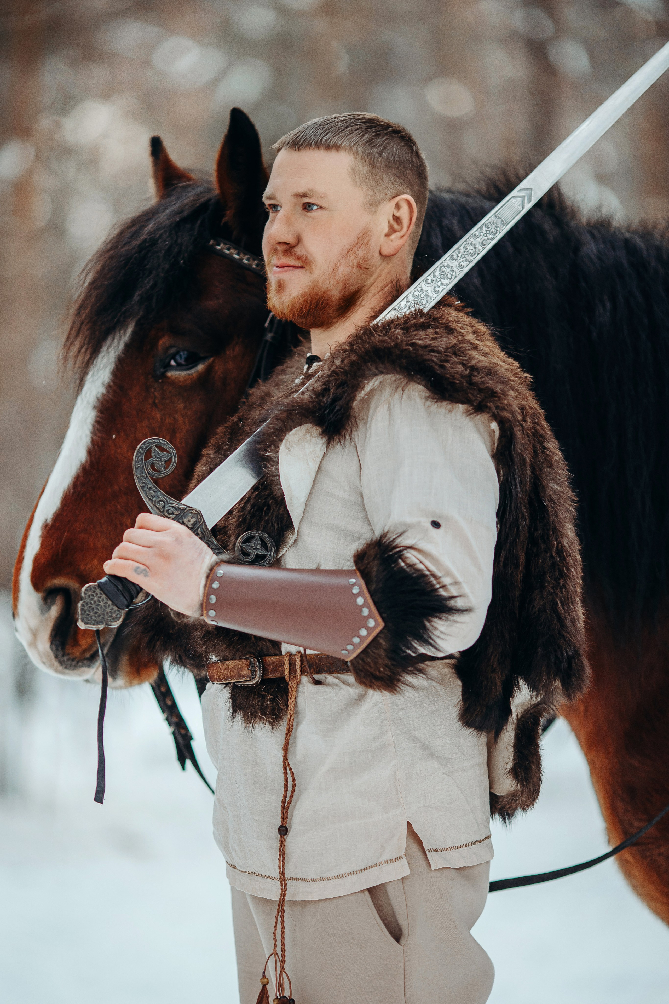 Викинги. Анна Молчанова конный фотограф в Тюмени | фотосессии с лошадьми Тюмень