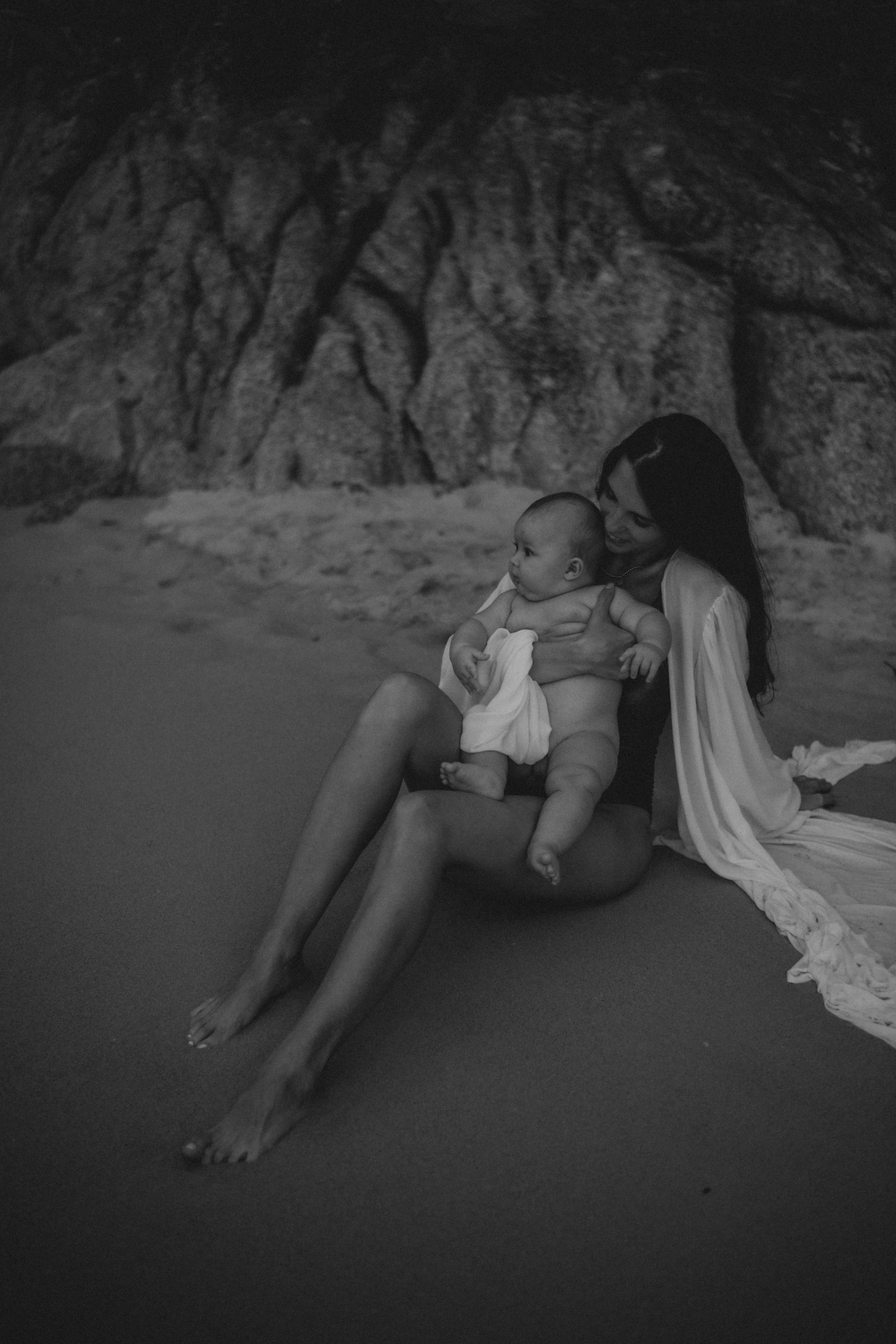 Мама и малыш море. Фотограф и Видеограф Анапа, Новороссийск, Краснодар. Алина и Женя