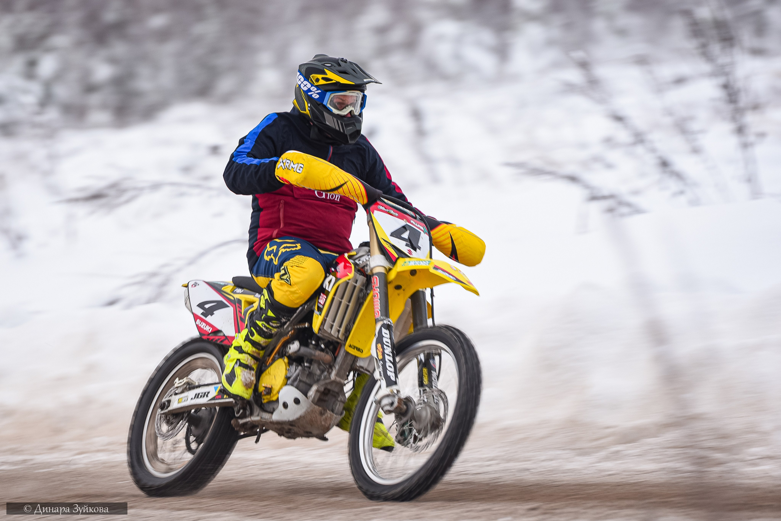 Новогодний мотокросс г. Вязники. Мотофотограф в Нижнем Новгороде Динара Зуйкова