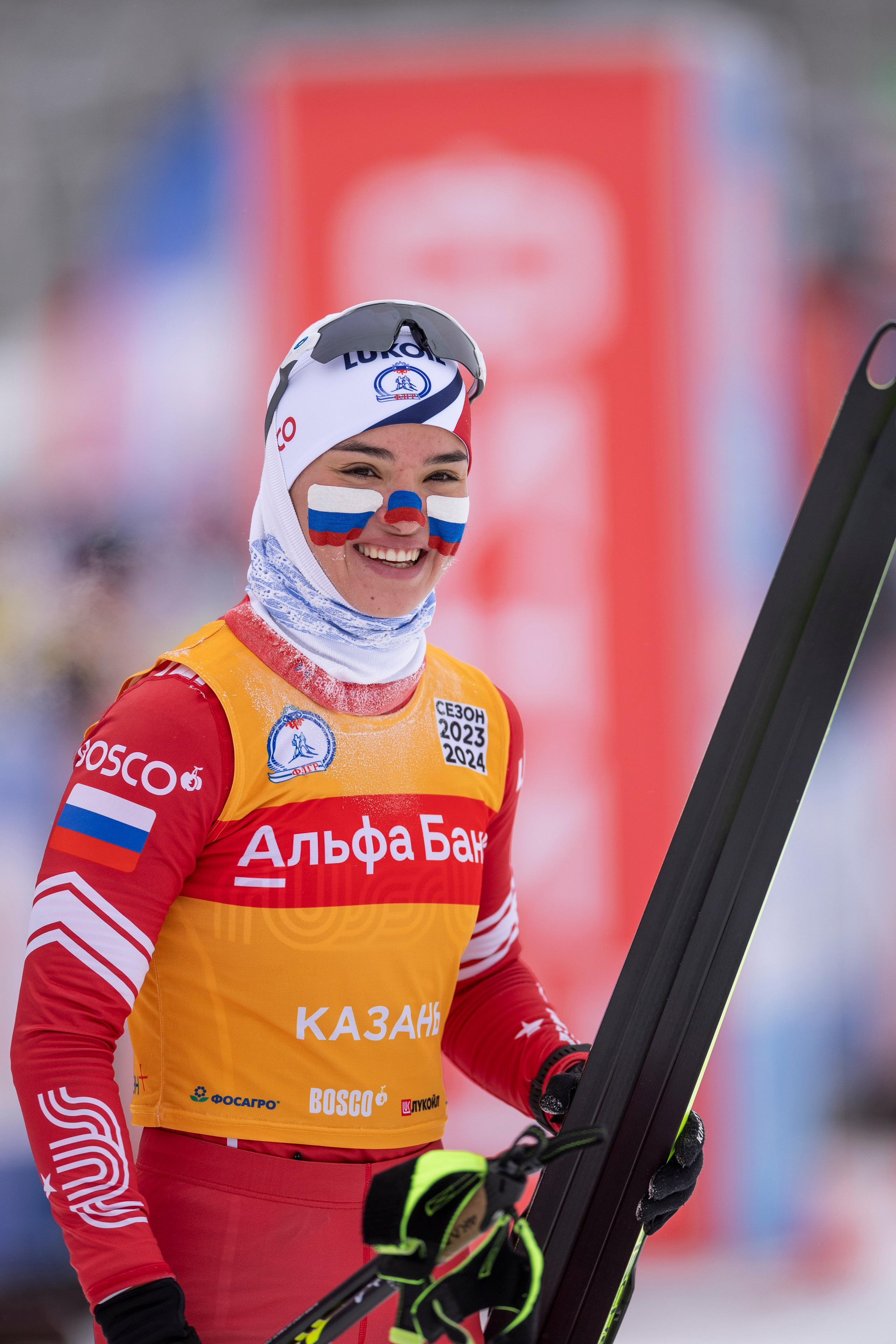 Кубок Росси по лыжным гонкам 2024. Женщины 10 км. Спортивный репортажный фотограф Казань Нафис Сиразетдинов