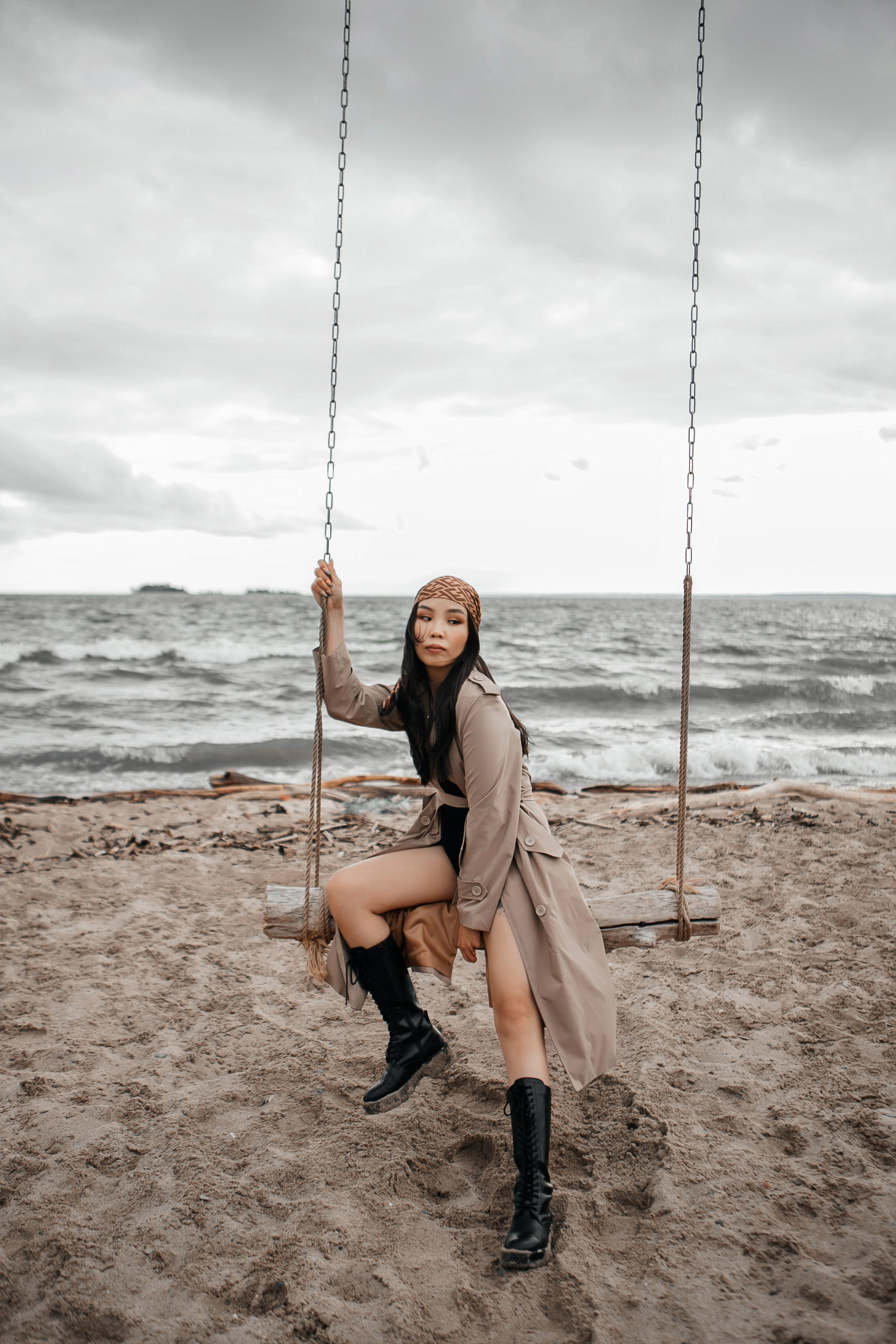 Оксана Обское море. Фотограф Санкт-Петербург Раднаева Юлия