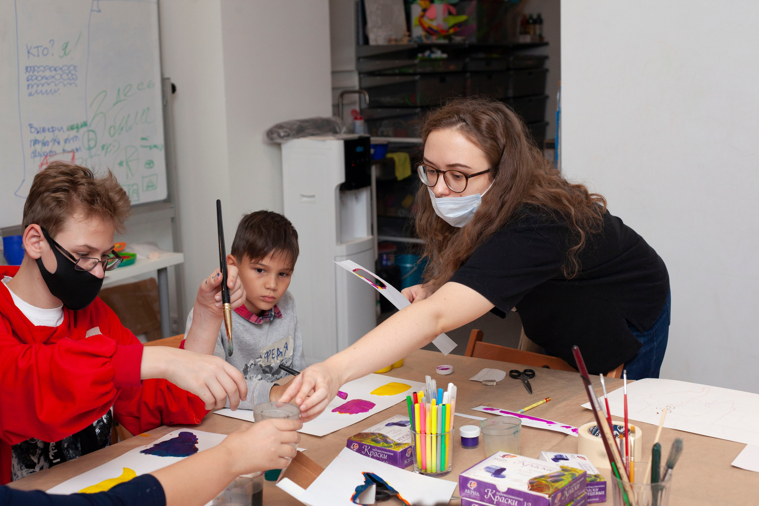 Детский мастер-класс в ММОМА. Stanislav Baryshev — People. Emotions. Atmosphere