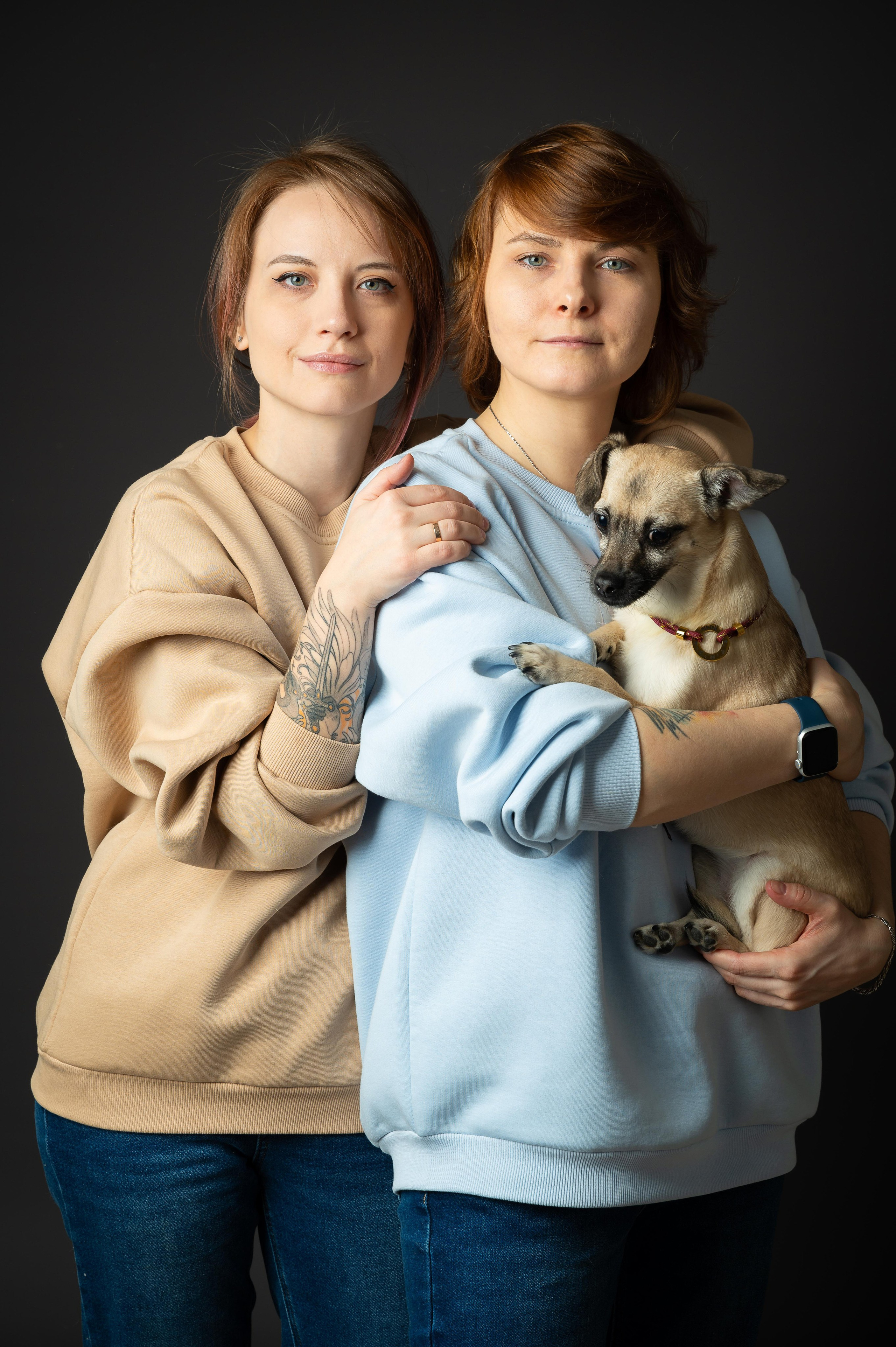 ФОТОСЕССИЯ В СТУДИИ КСЕНИЯ, АННА И ЧАРИТИ. Портретный фотограф в Москве Евгений Кемайкин