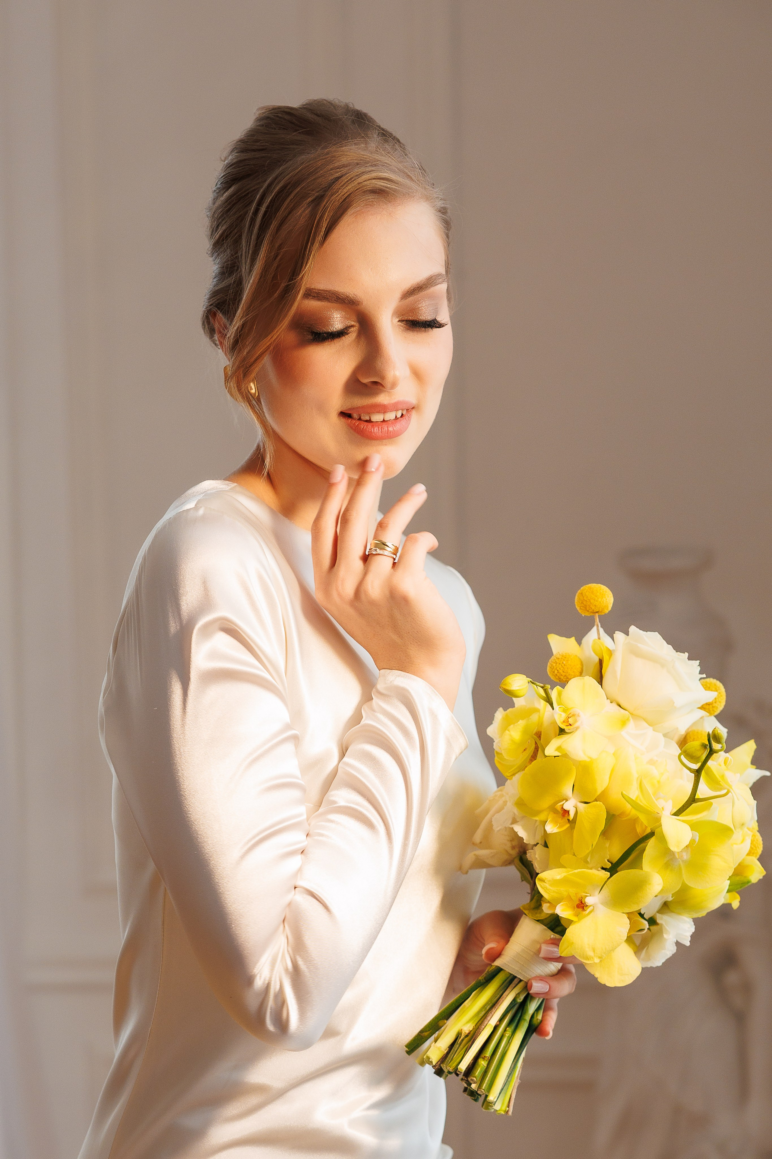 Камерная свадьба: весеннее настроение. Свадебный и семейный фотограф в Москве Красинская Мария