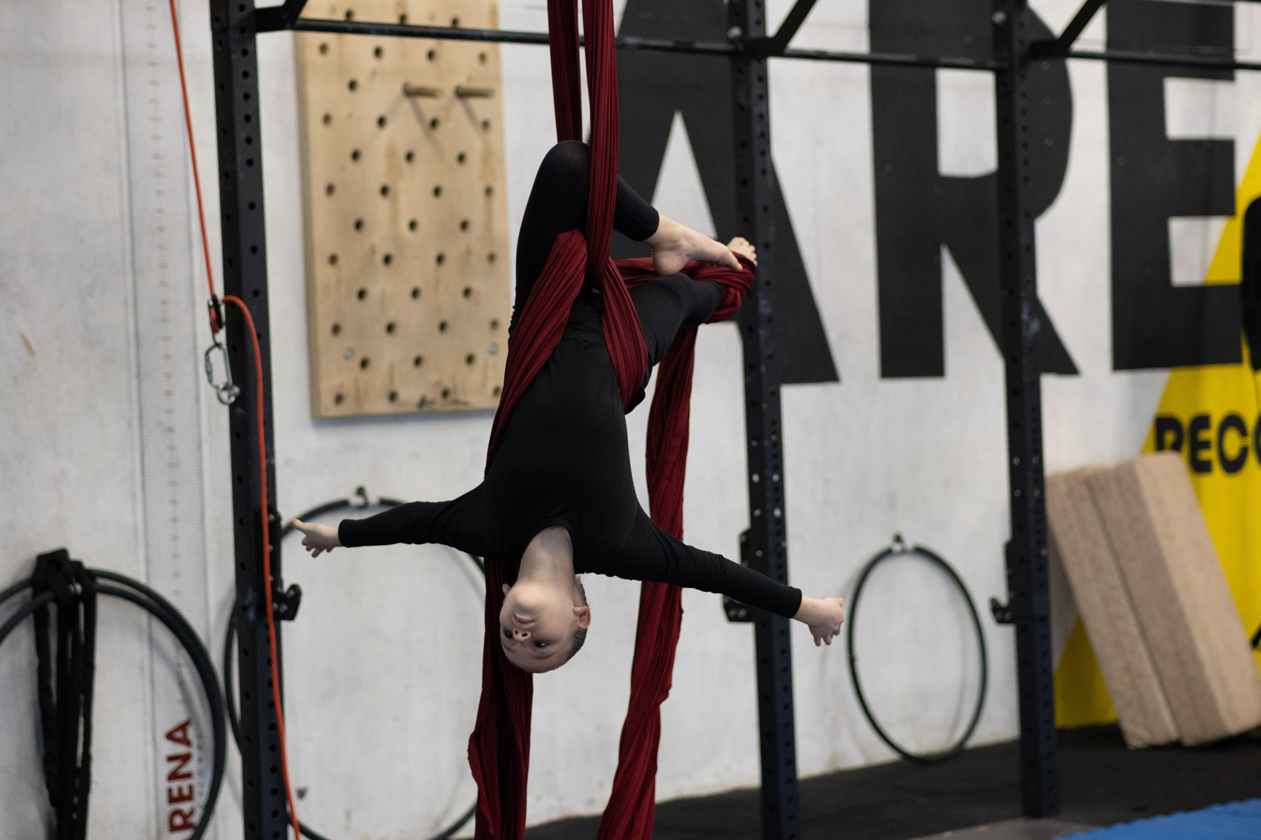 Внутриклубные соревнования по воздушной гимнастике 02.04.23