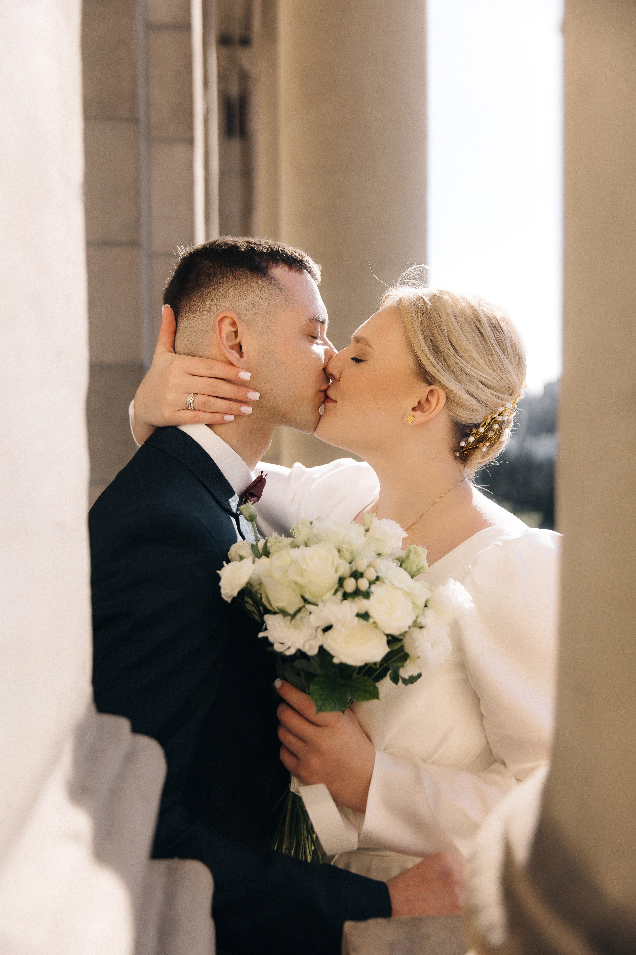 Свадебная фотосессия на закате на море. Свадебный фотограф в Калининграде Мария Ямышева