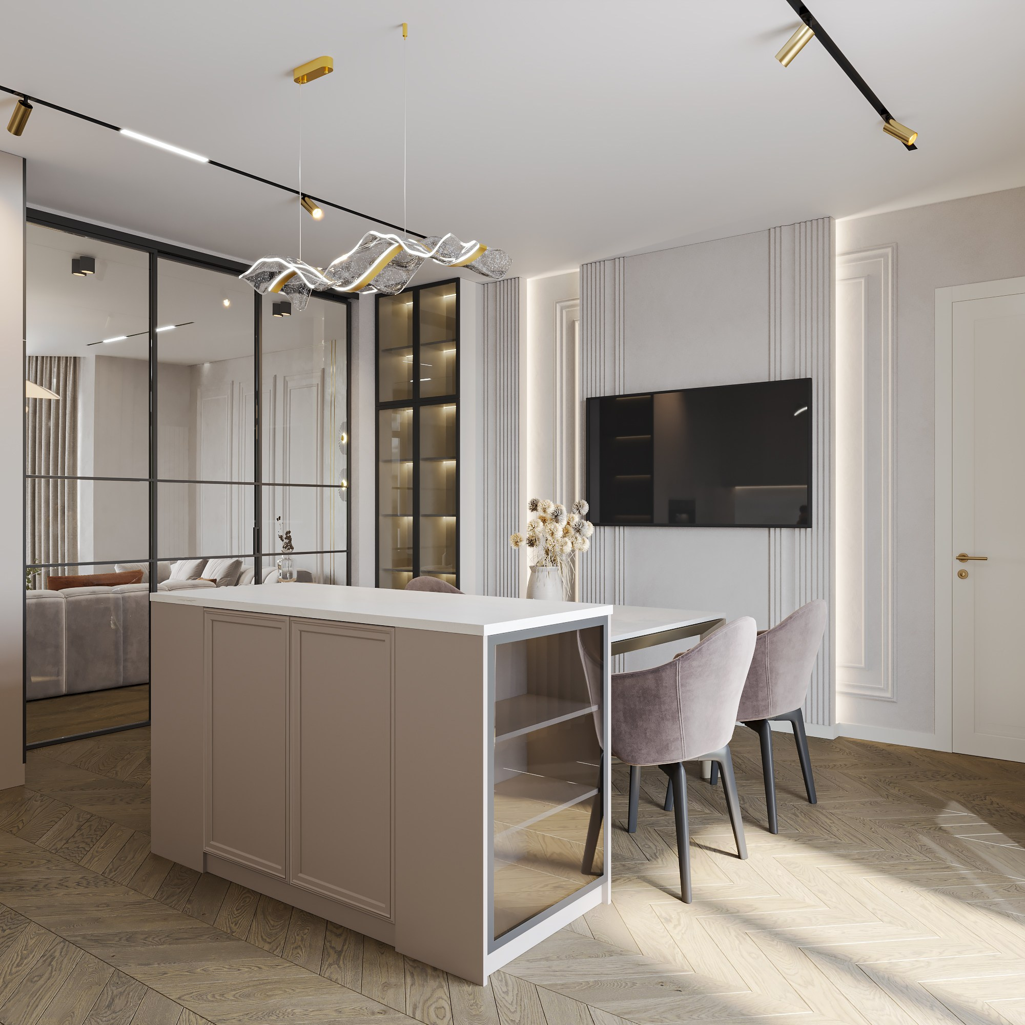 Дом с мансардой 250 м². Студия дизайна