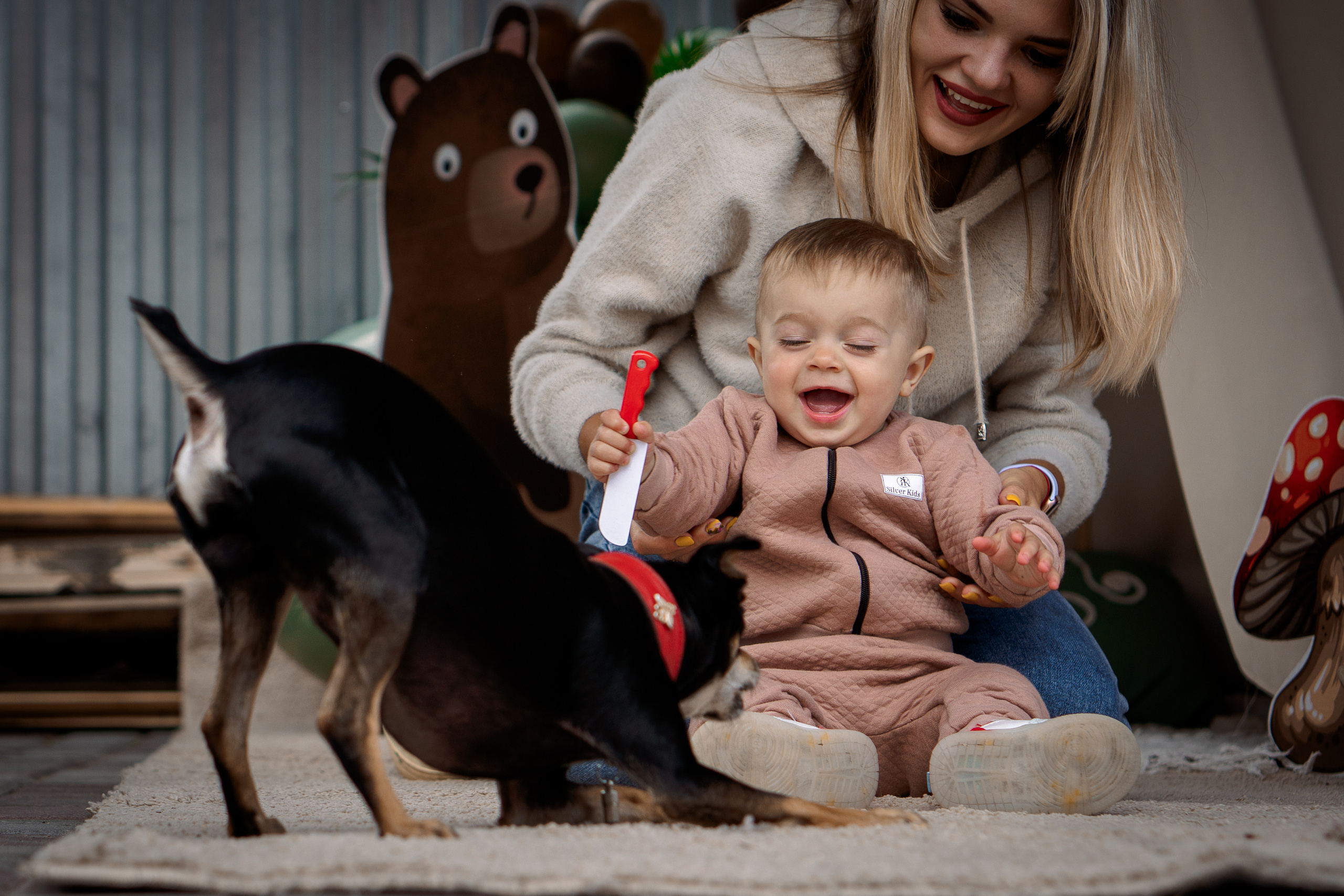 Годик Дане на даче. Семейный домашний фотограф в Барнауле Мария Лобастова