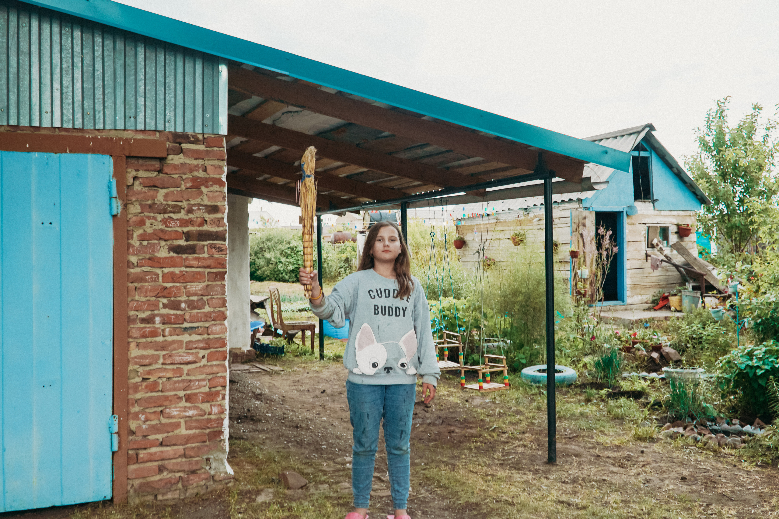 Деревенская история (внуки на каникулах). Семейный домашний фотограф в Барнауле Мария Лобастова
