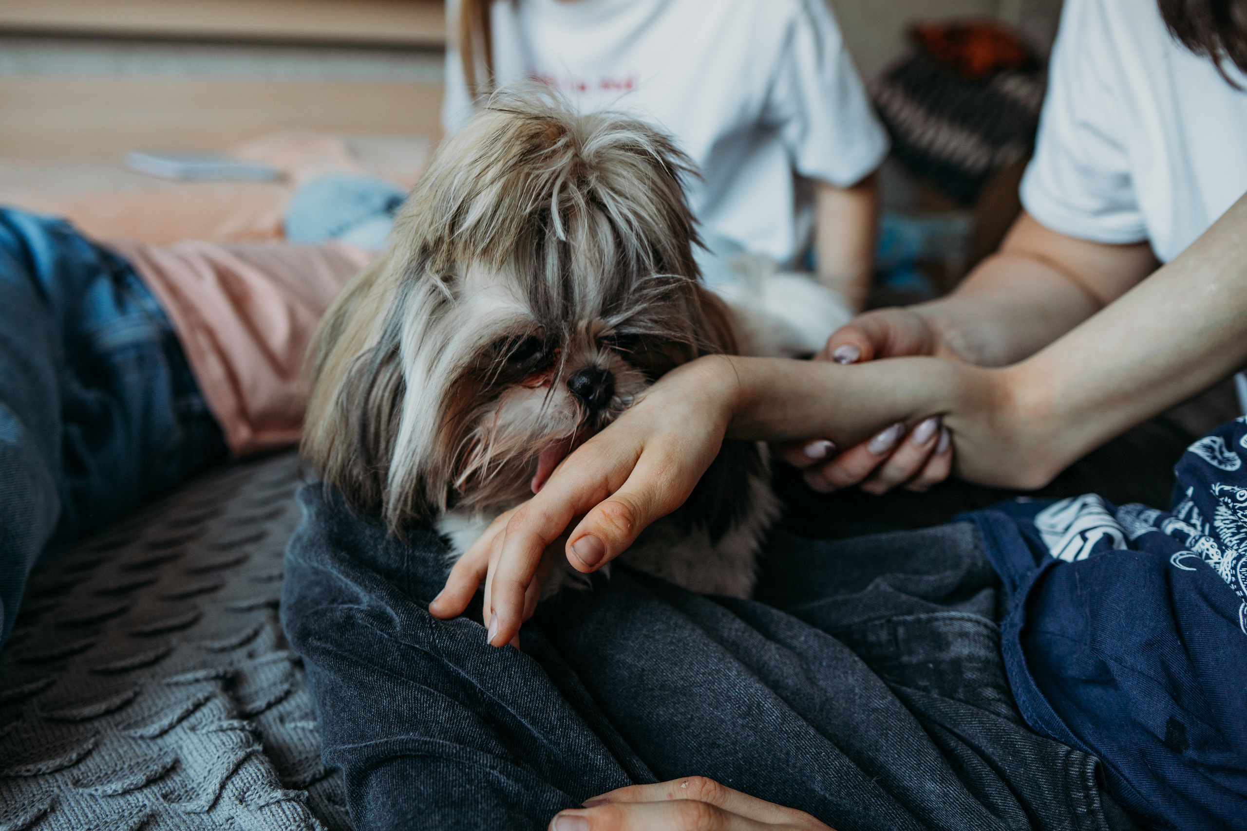 Большая семья с подростками и особенным ребенком (Ольга и ее дети). Семейный домашний фотограф в Барнауле Мария Лобастова