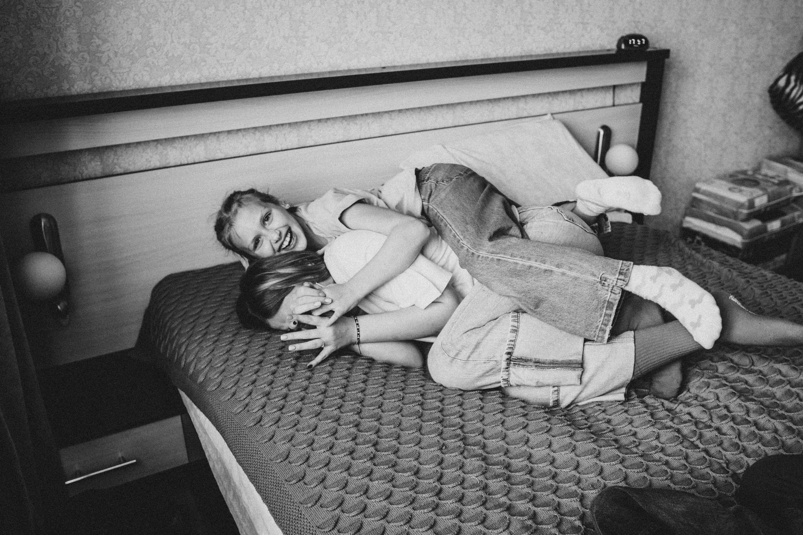 Большая семья с подростками и особенным ребенком (Ольга и ее дети). Семейный домашний фотограф в Барнауле Мария Лобастова